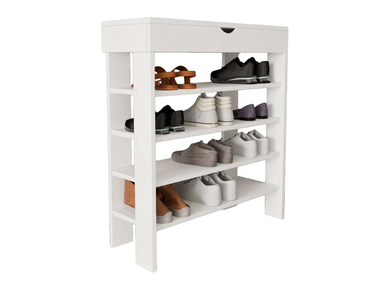 Regal za čevlje Kailua 2519 (Bela)