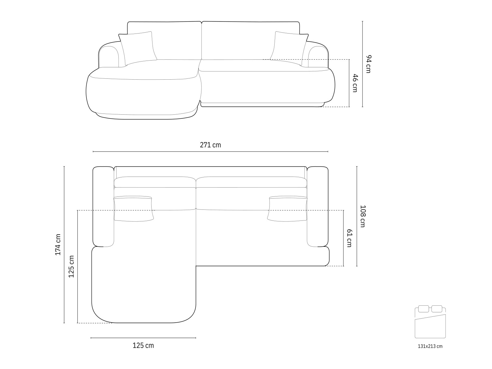 Kotna garnitura Beckley 162 (Sorella 03)