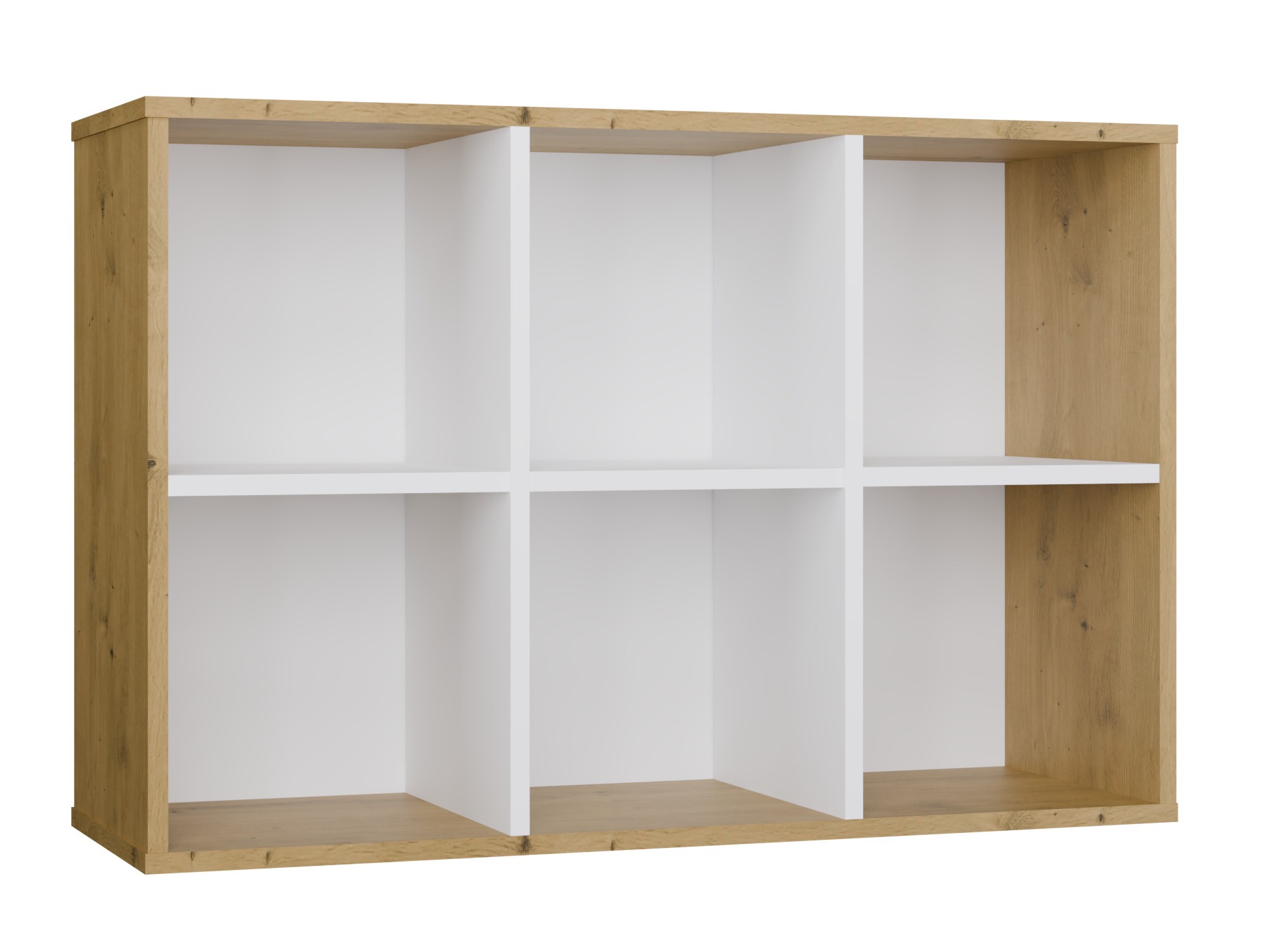 Regal Mandeville 296 (Bela + Artisan hrast)