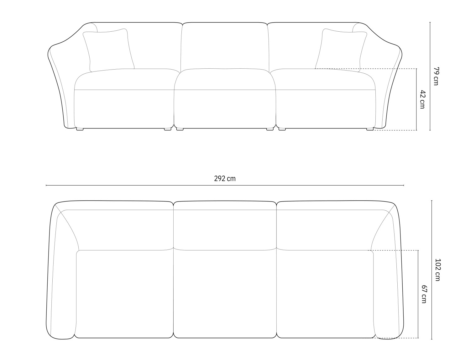 Kavč Beckley 166 (Sicuro 30)