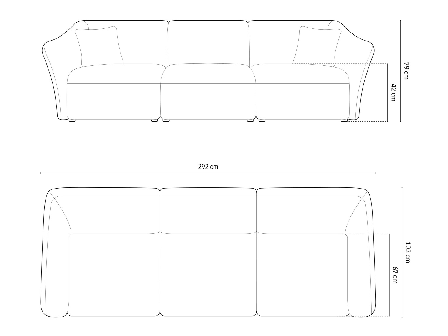 Kavč Beckley 166 (Sicuro 75)