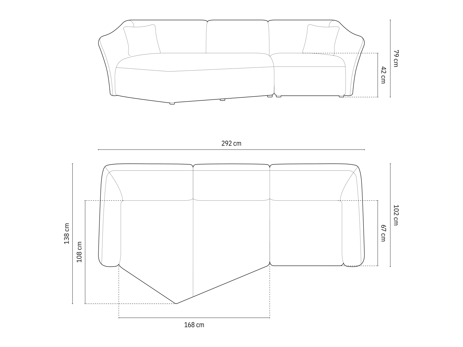Kotna garnitura Beckley 168 (Sicuro 5)
