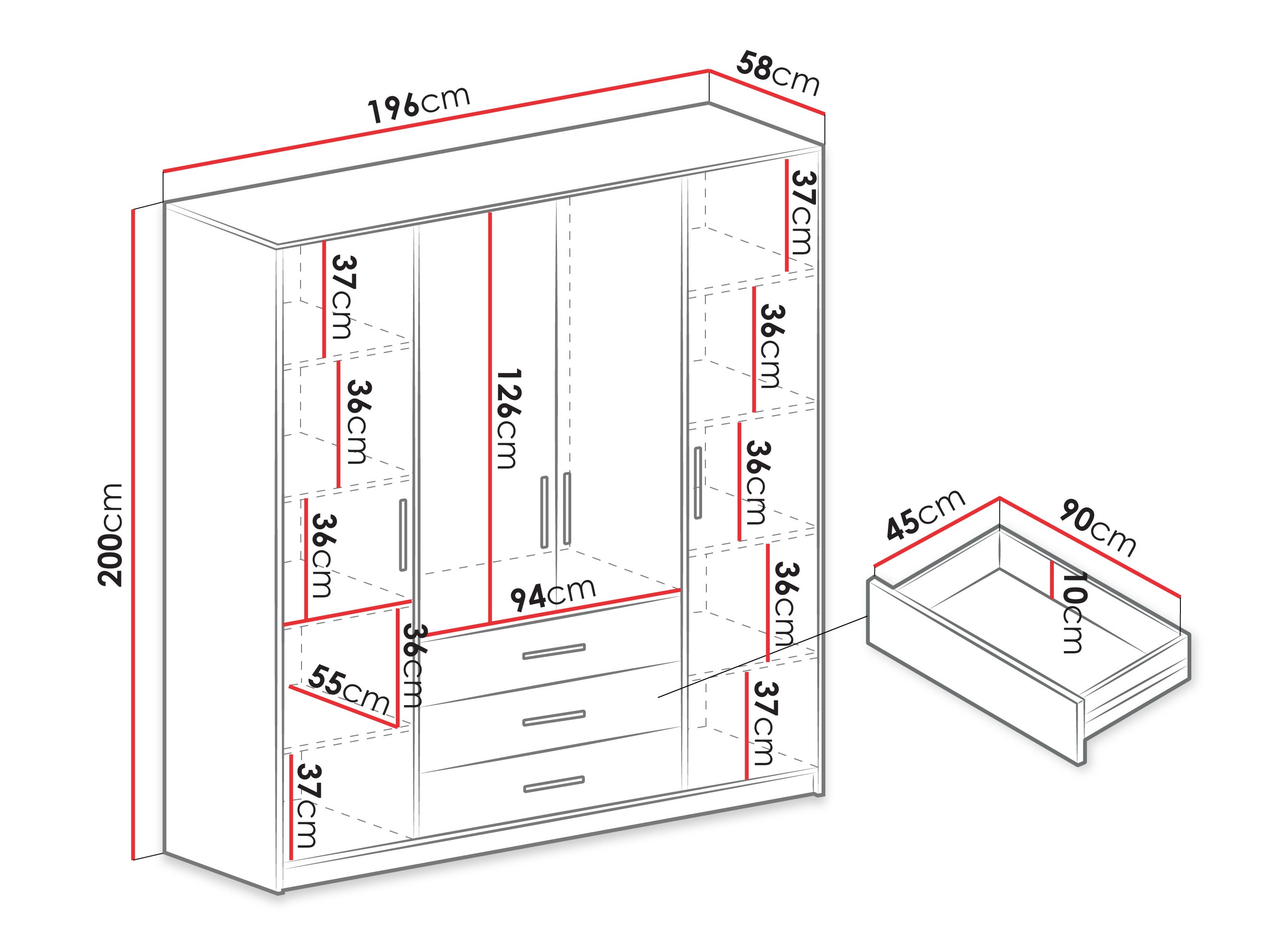 Garderobna omara Dortivu (Kašmir)