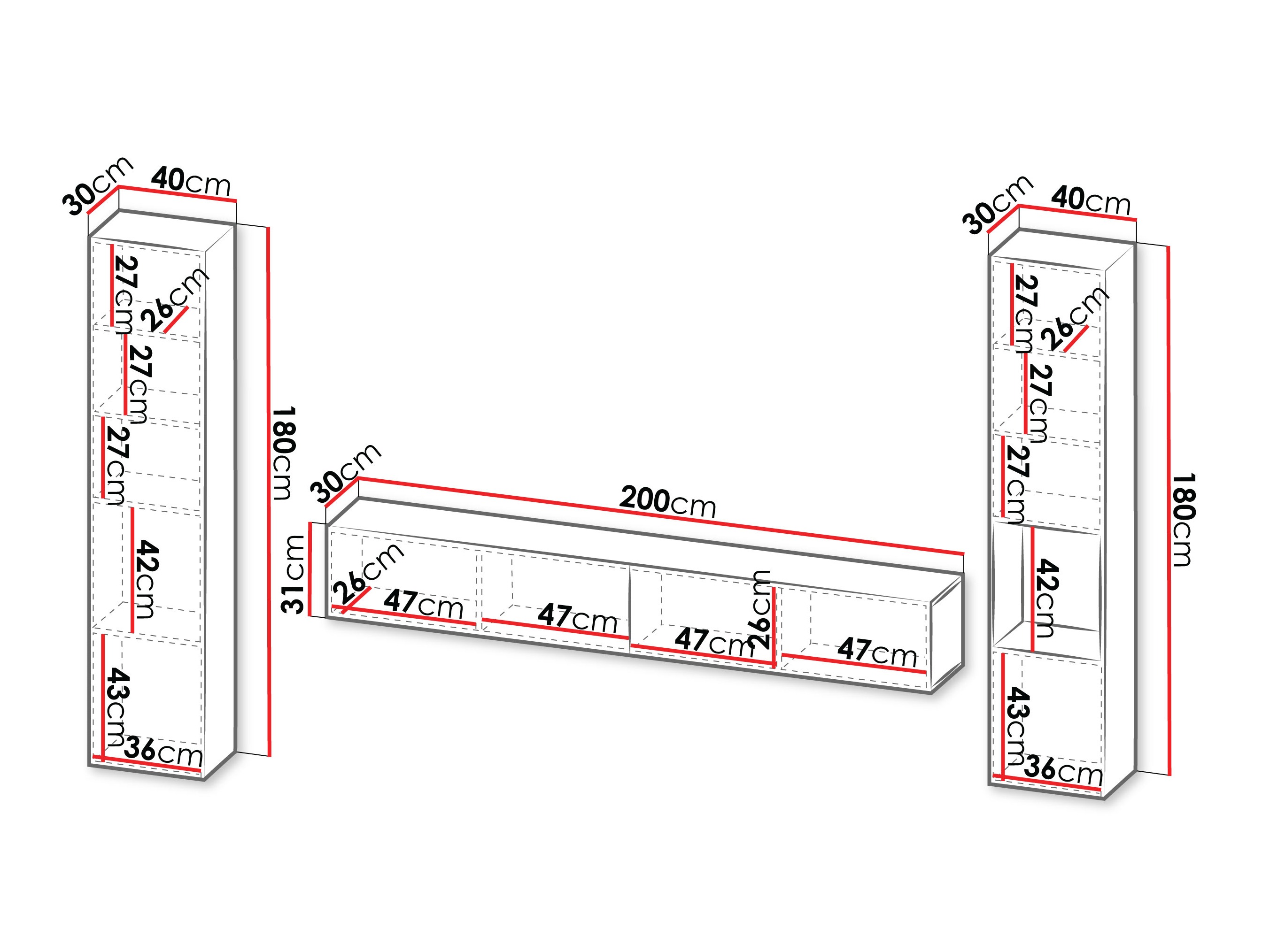 Komplet za dnevno sobo Species I (Kašmir)