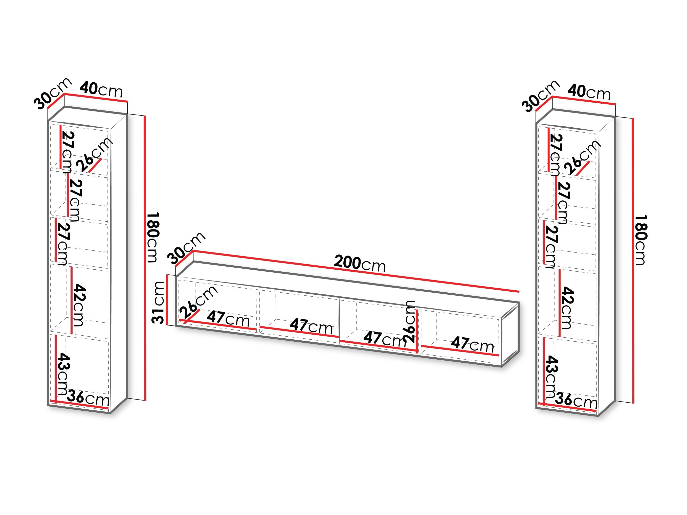 Komplet za dnevno sobo Species II (Kašmir)