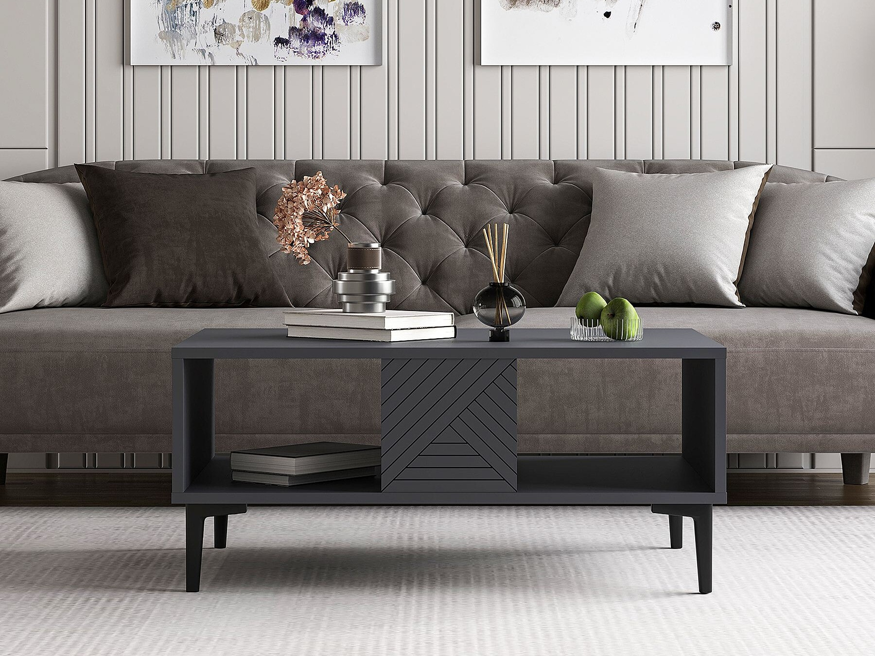 Klubska mizica Kailua 2537 (Antracit)