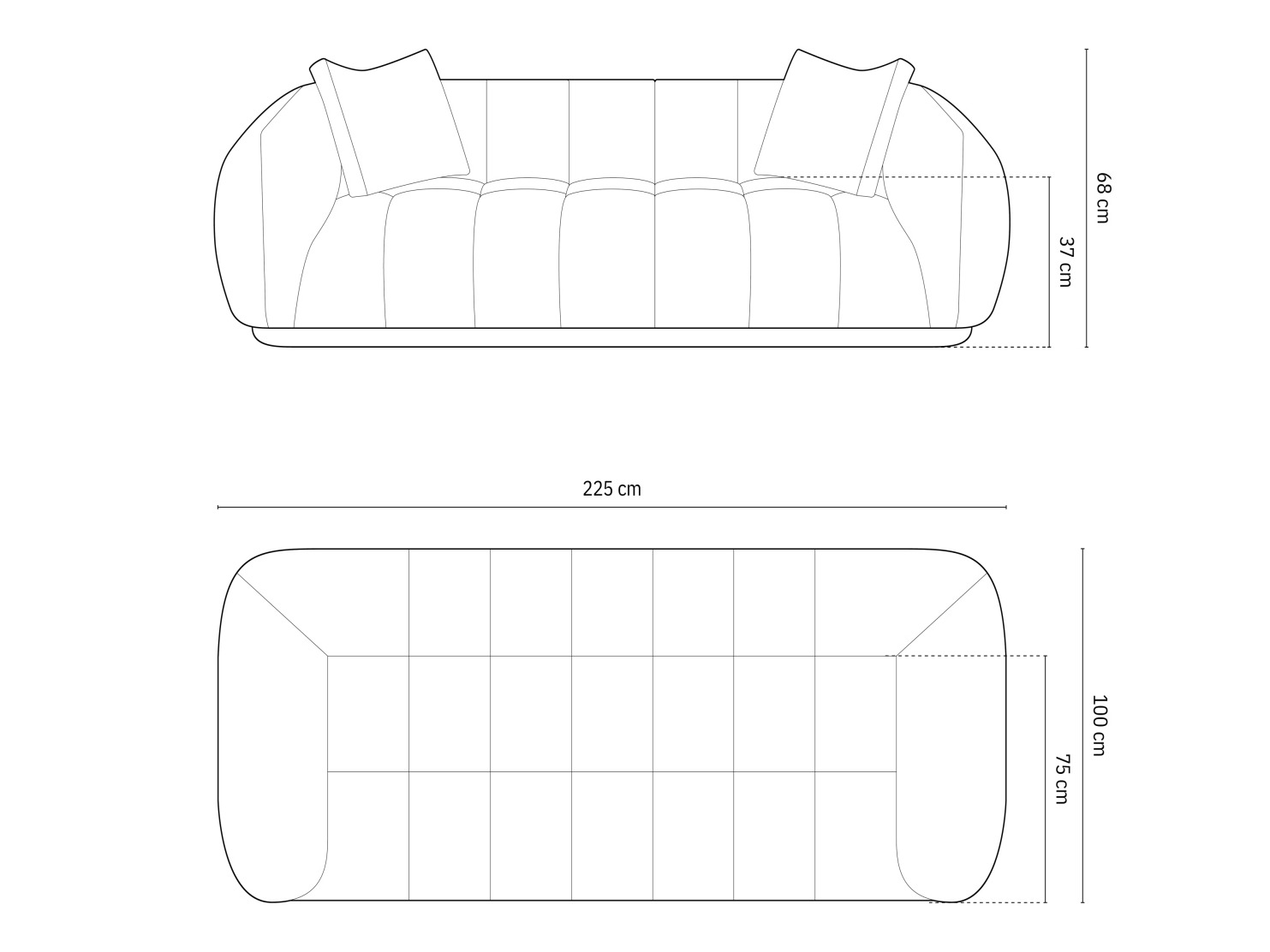 Kavč Beckley 173 (Heritage Ash)