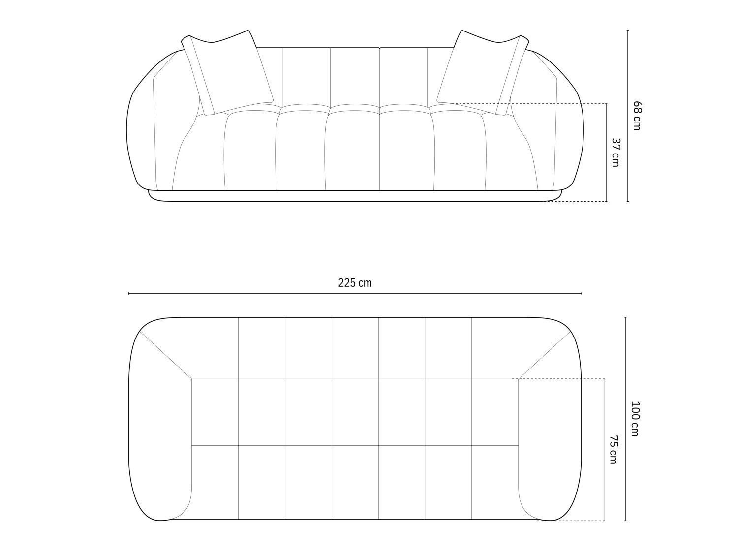 Kavč Beckley 173 (Heritage Jeans)