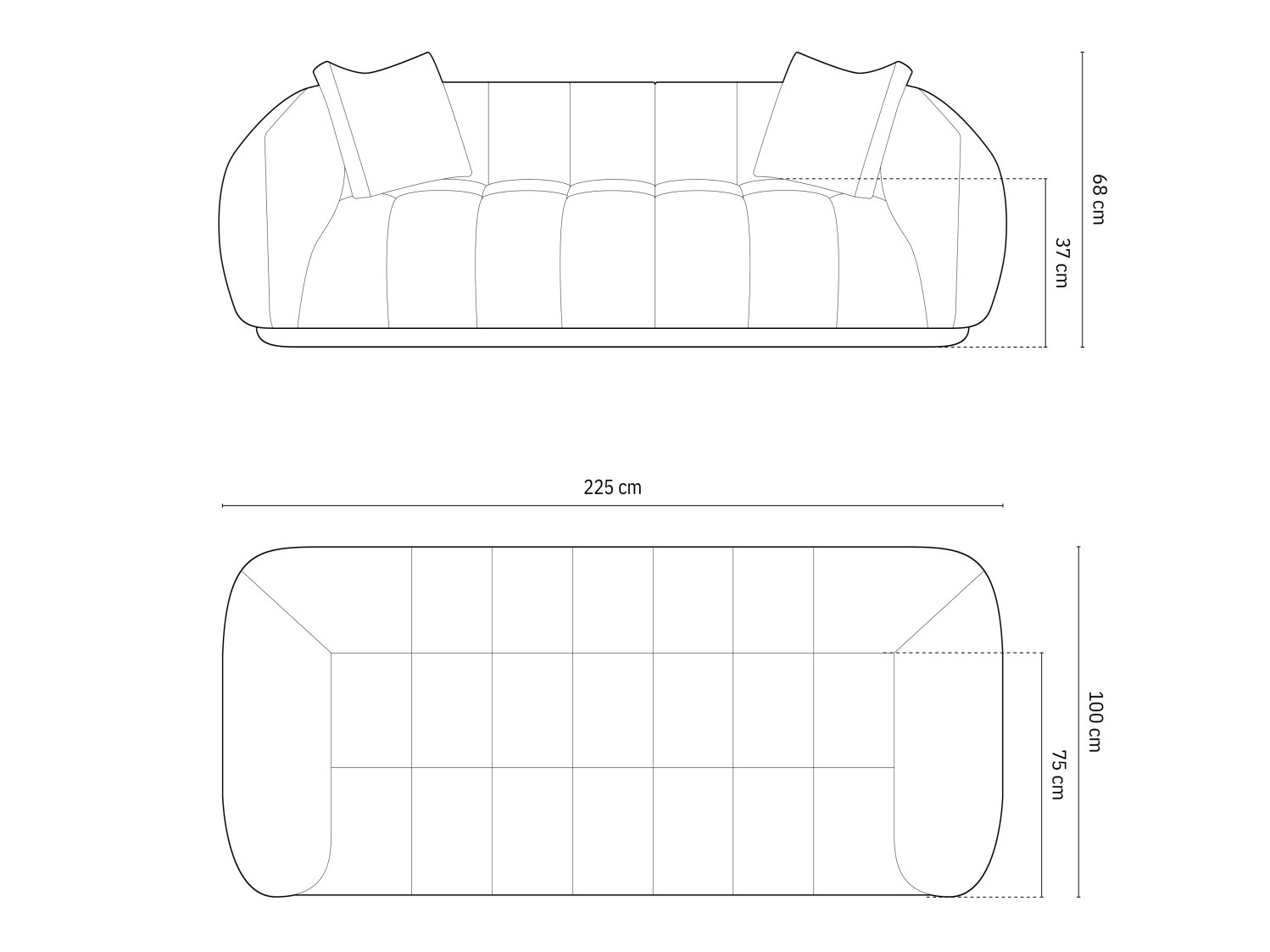 Kavč Beckley 173 (Heritage Orange)