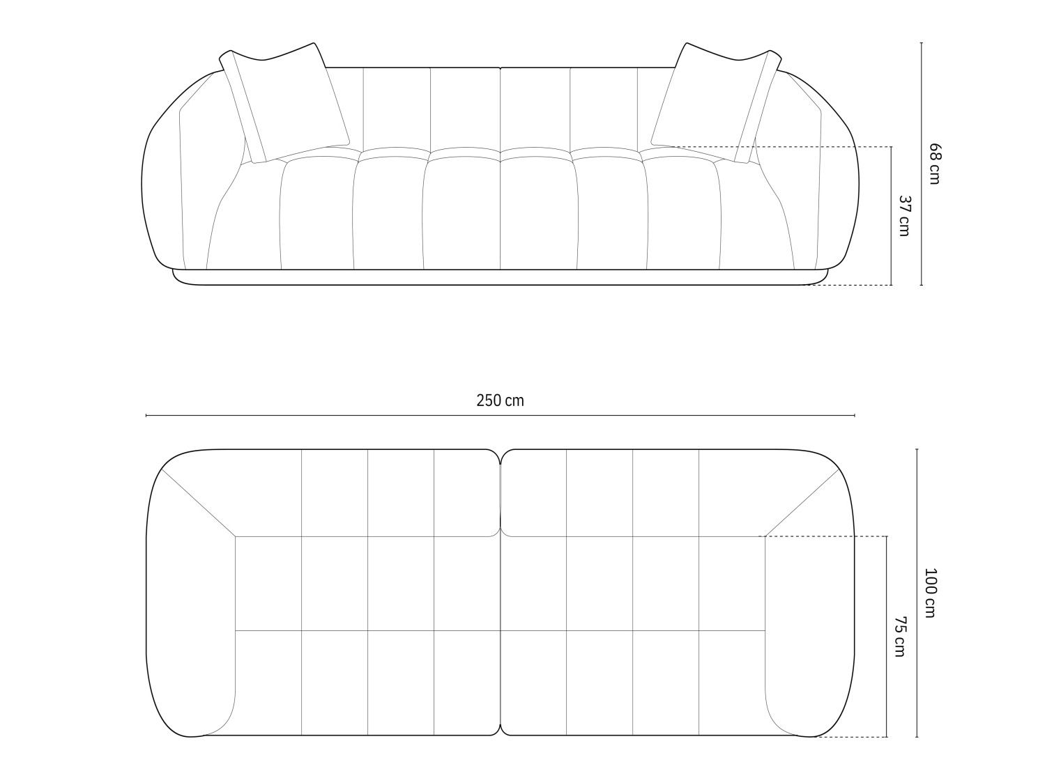 Kavč Beckley 176 (Heritage Ash)