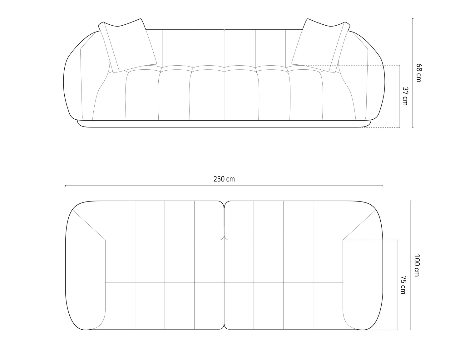 Kavč Beckley 176 (Heritage Orange)