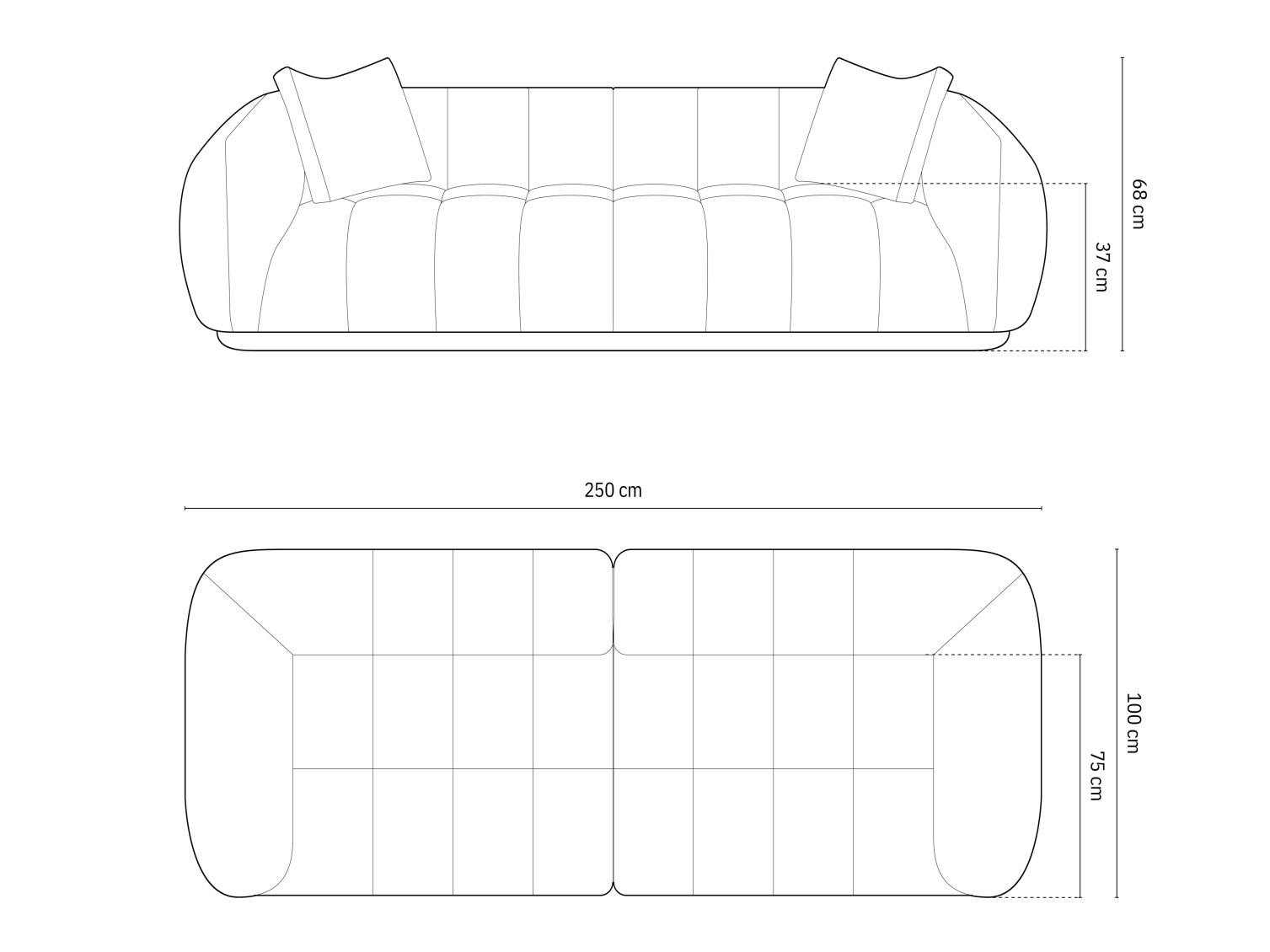 Kavč Beckley 176 (Heritage Pearl)