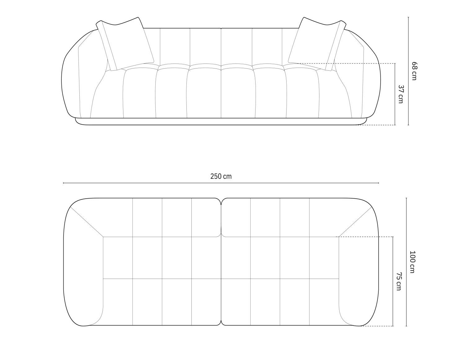 Kavč Beckley 176 (Liberty 21)