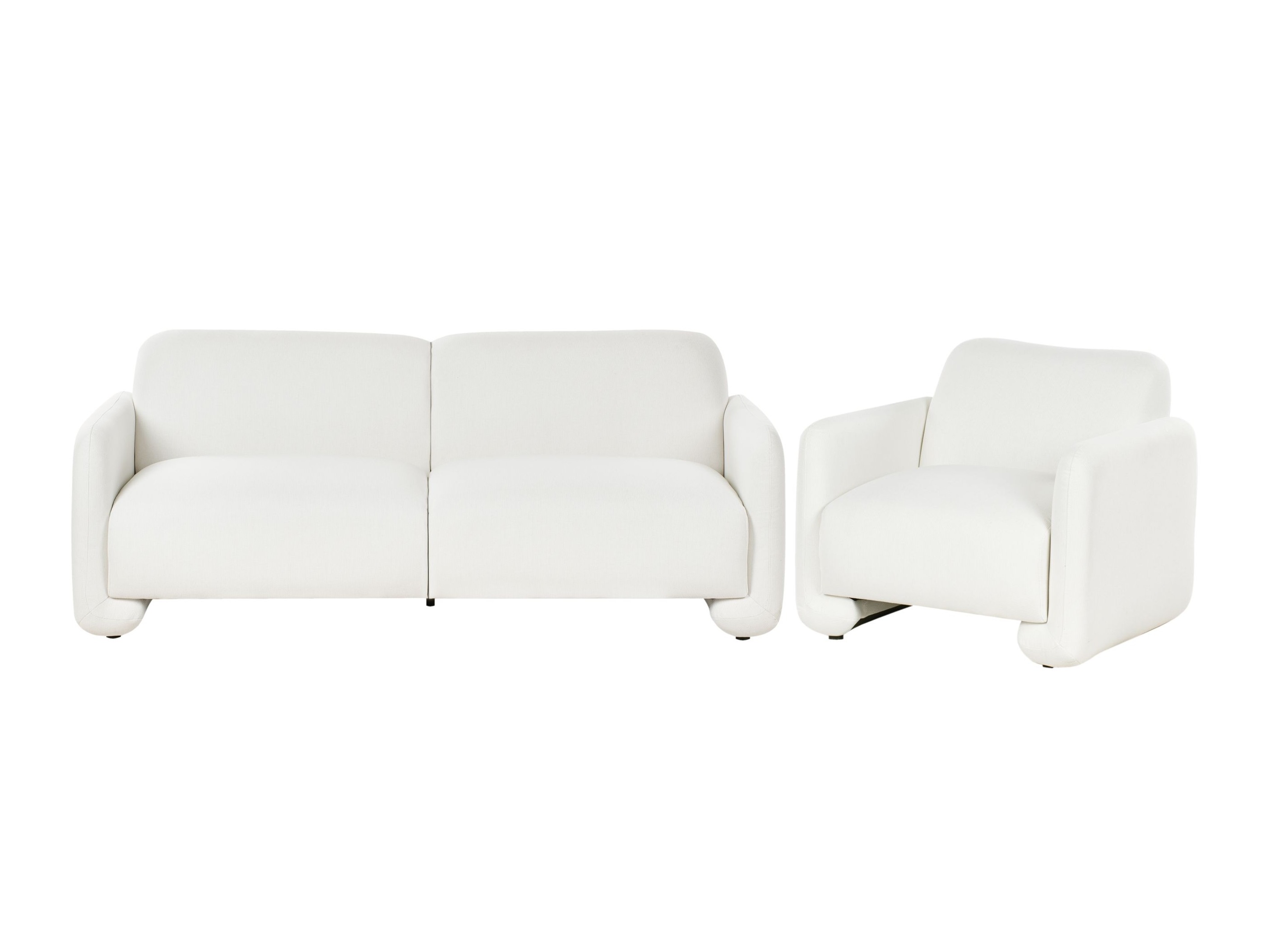 Komplet oblazinjenega pohištva Berwyn 2703 (Bela)