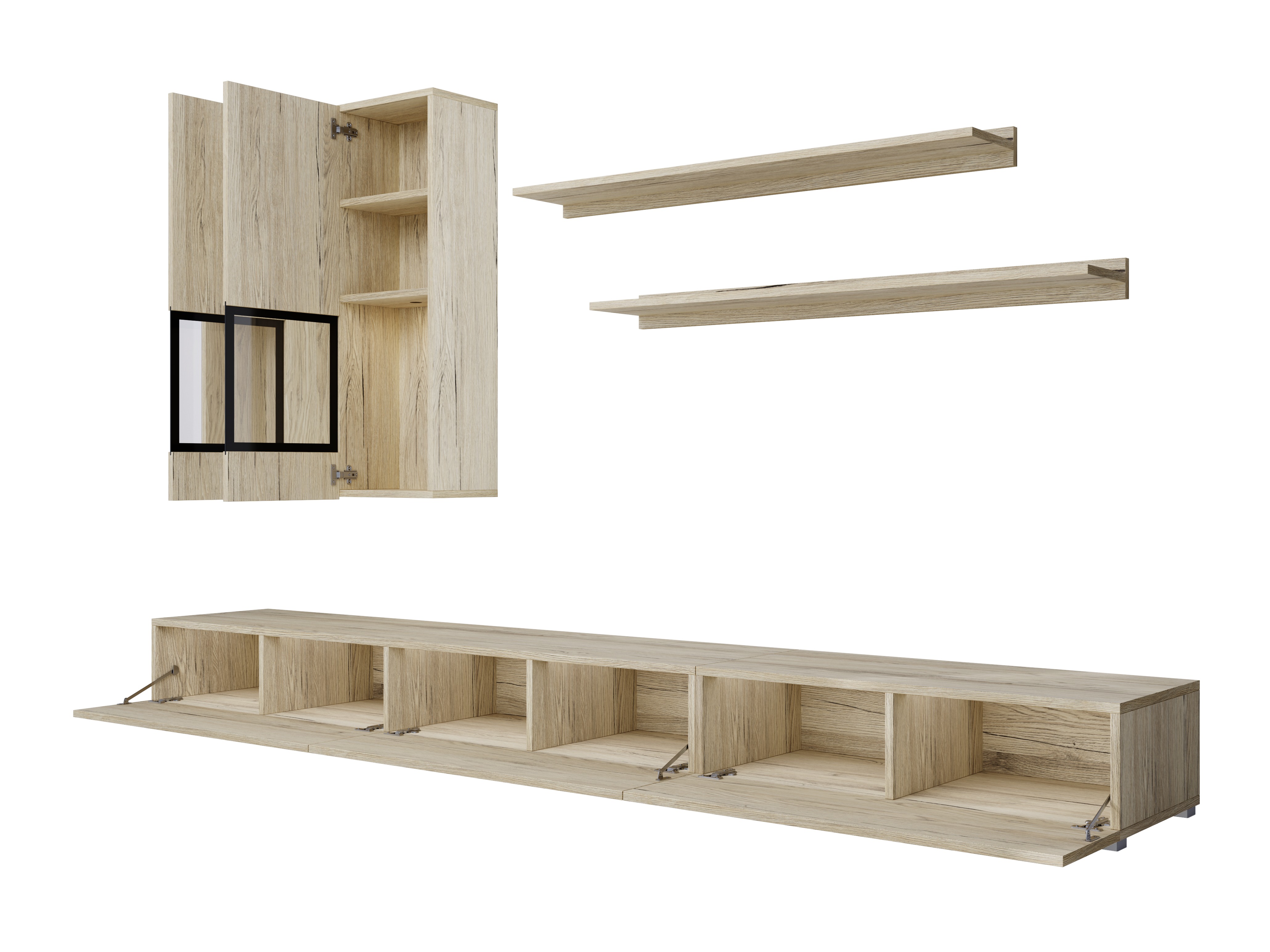 Komplet za dnevno sobo Serodeu 100 (Hrast San Remo)