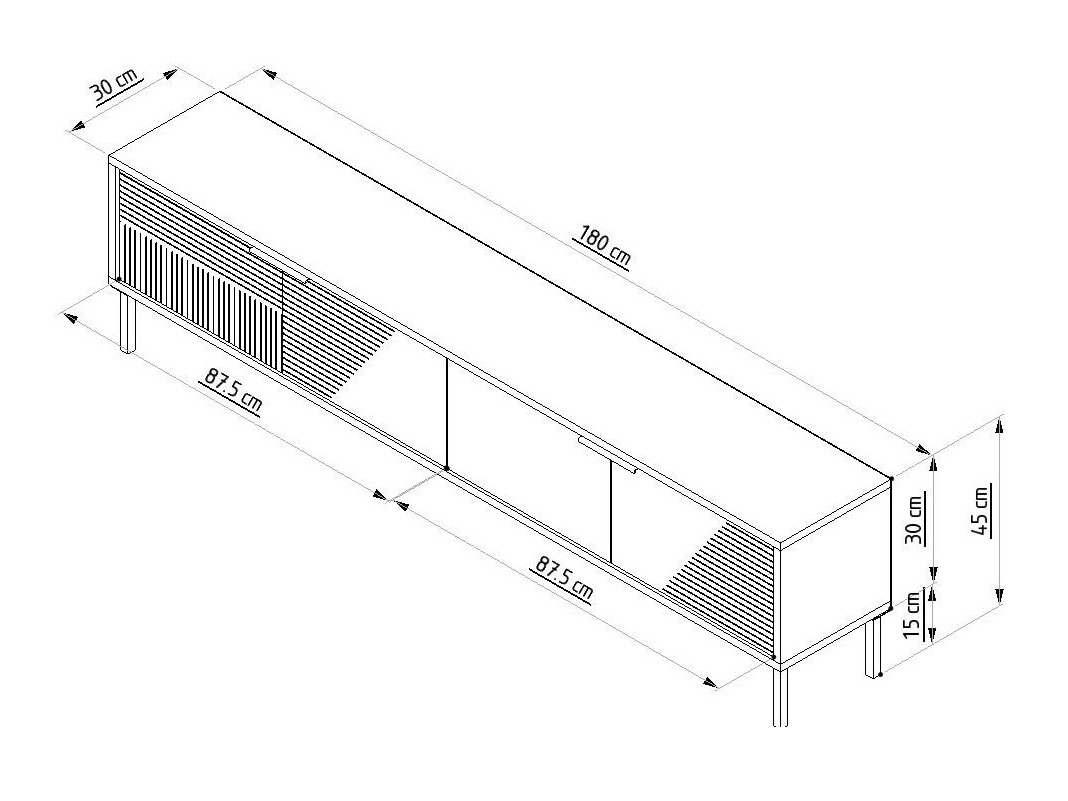 TV-omarica Kailua 2549 (Antracit)