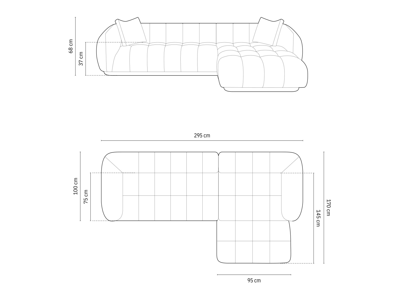 Kotna garnitura Beckley 179 (Heritage Ash)