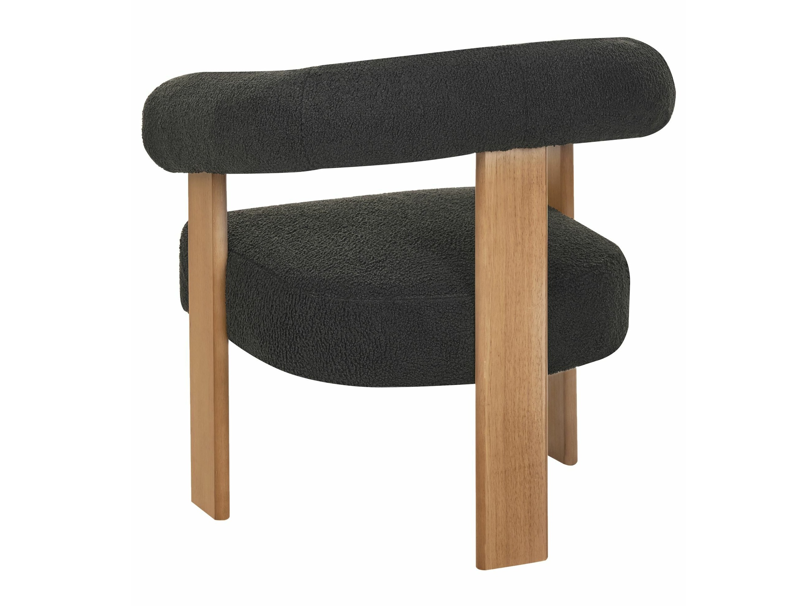 Fotelj Berwyn 2708 (Črna + Temen les)