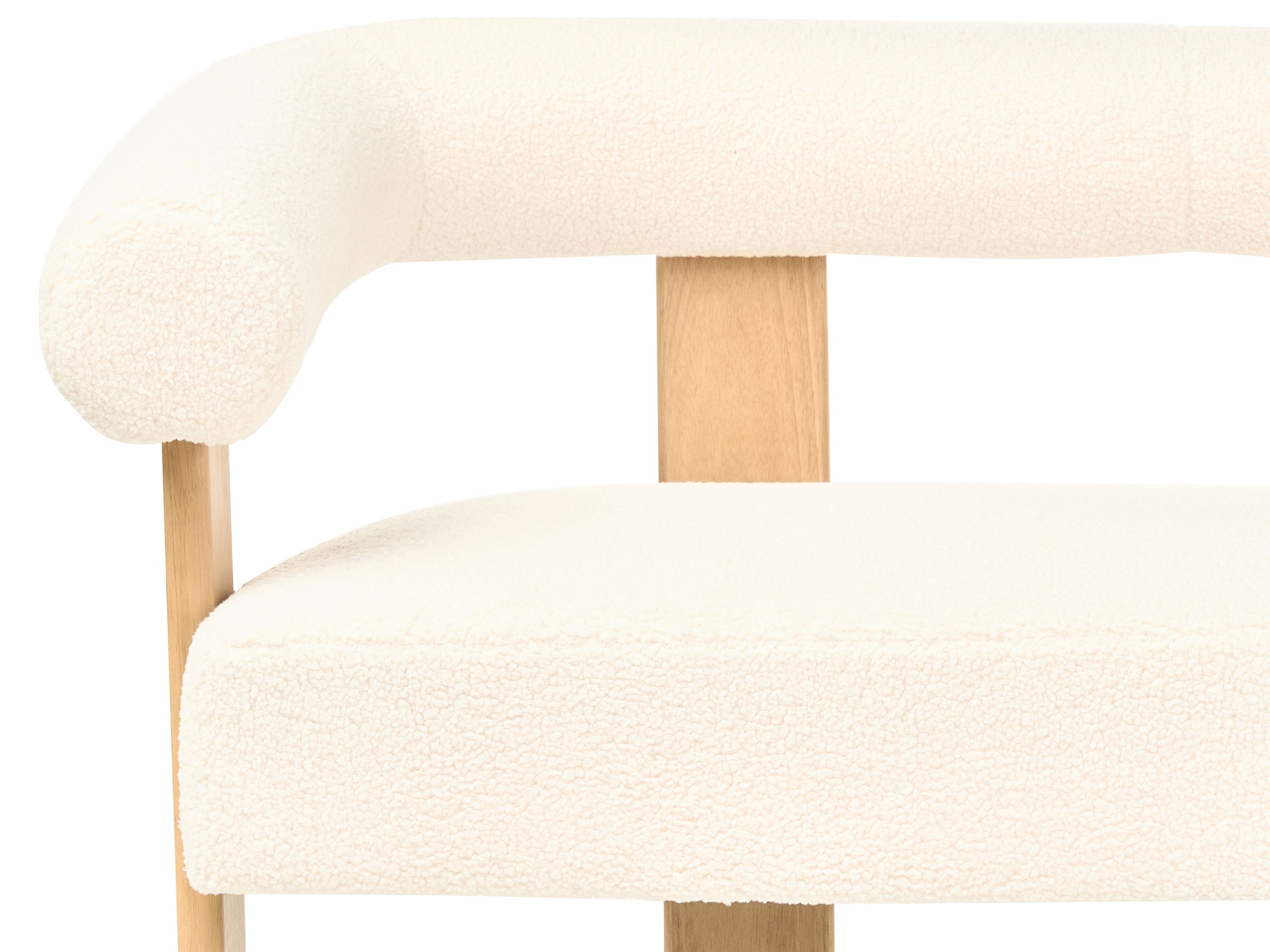 Klop z oblazinjenjem Berwyn 2709 (Bela + Svetel les)