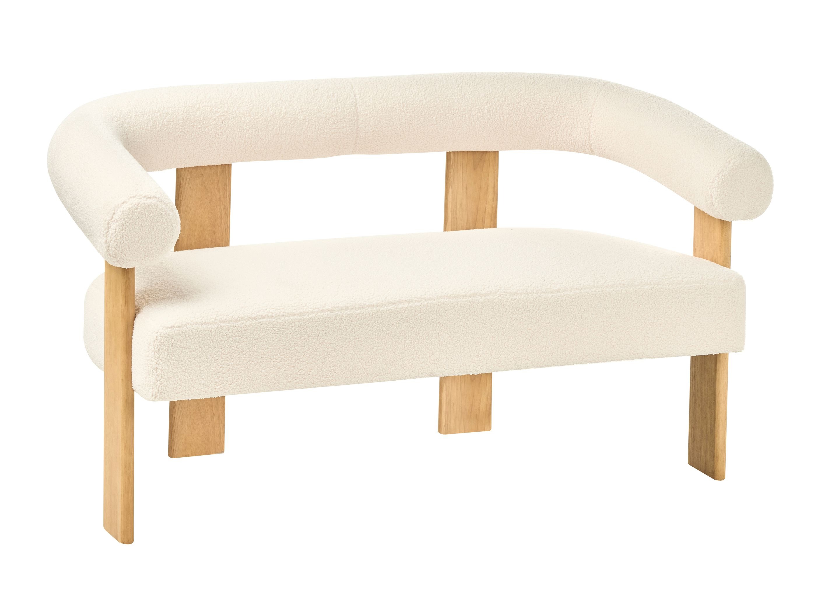 Klop z oblazinjenjem Berwyn 2709 (Bela + Svetel les)