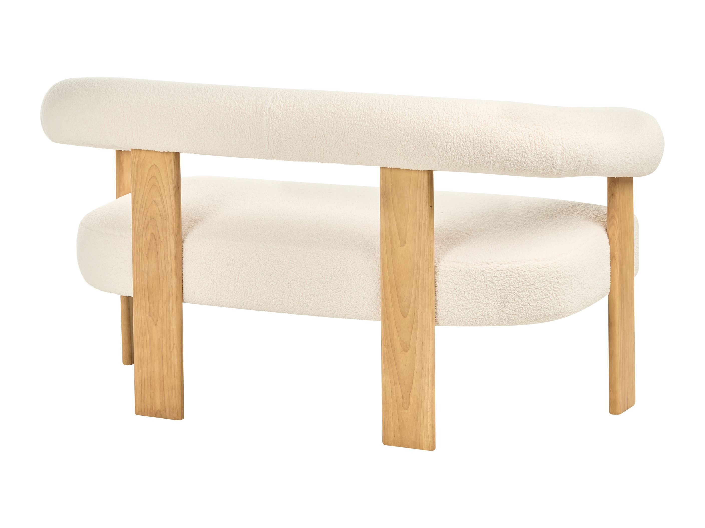 Klop z oblazinjenjem Berwyn 2709 (Bela + Svetel les)