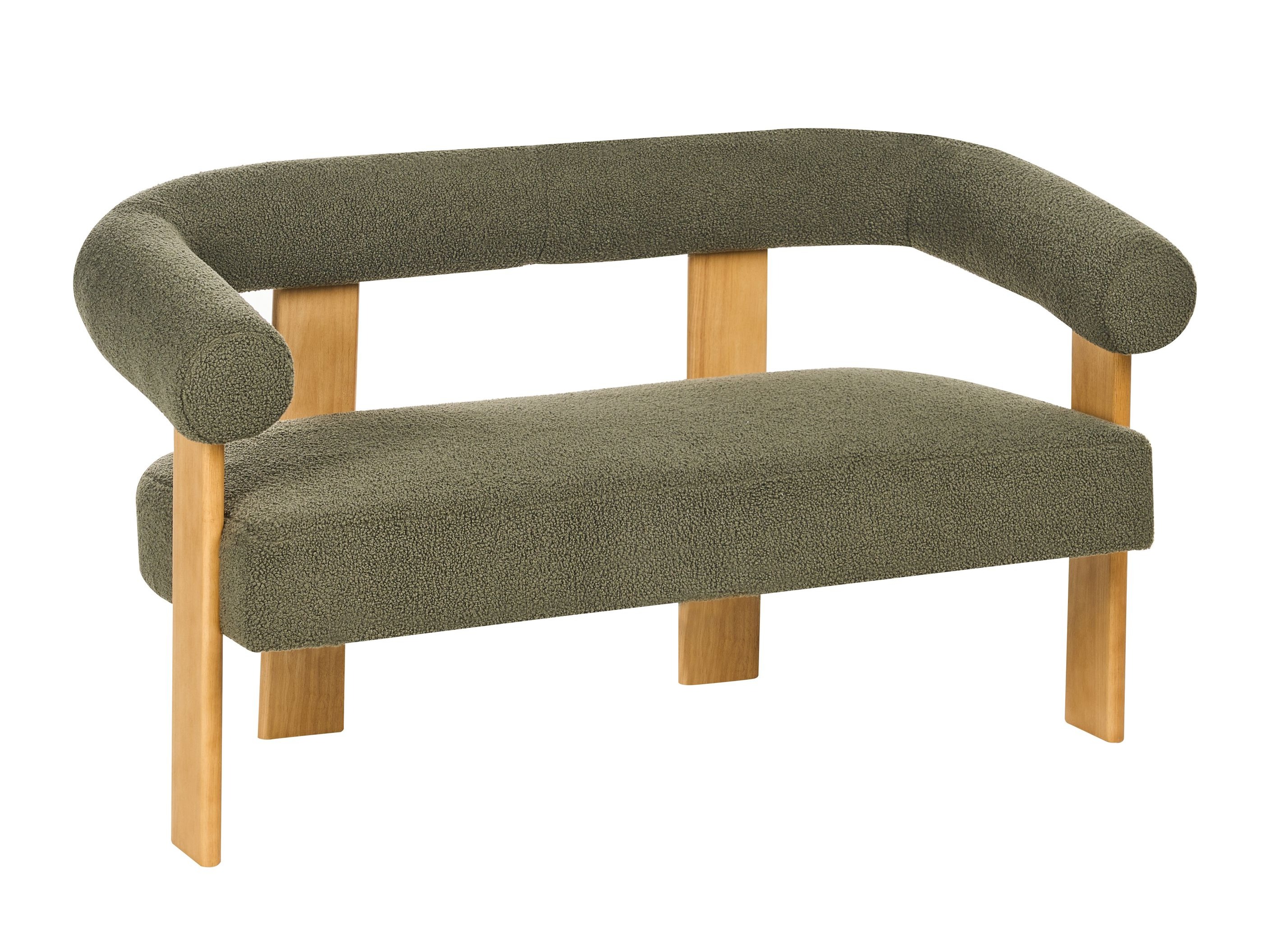 Klop z oblazinjenjem Berwyn 2709 (Zelena + Svetel les)