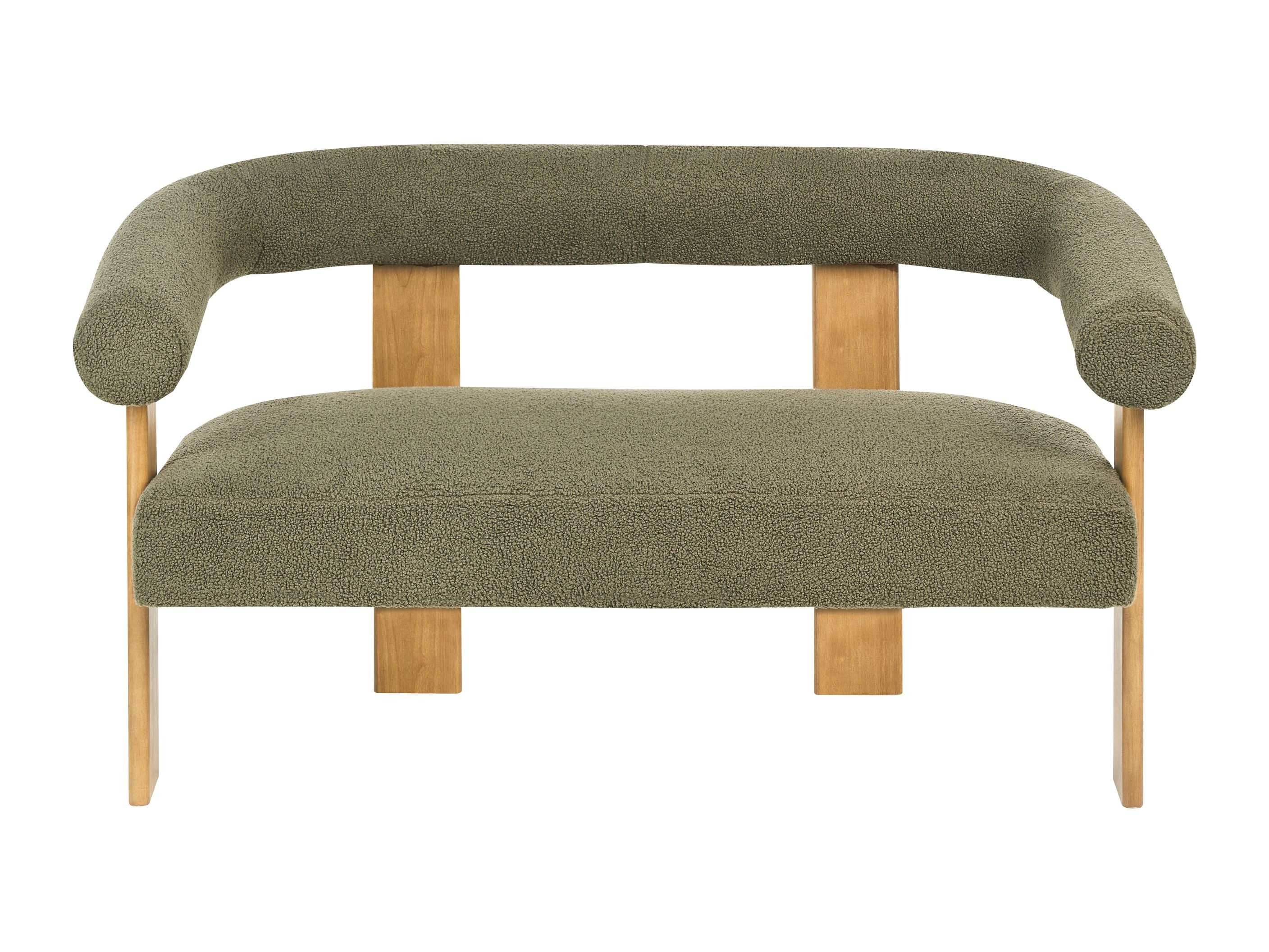 Klop z oblazinjenjem Berwyn 2709 (Zelena + Svetel les)