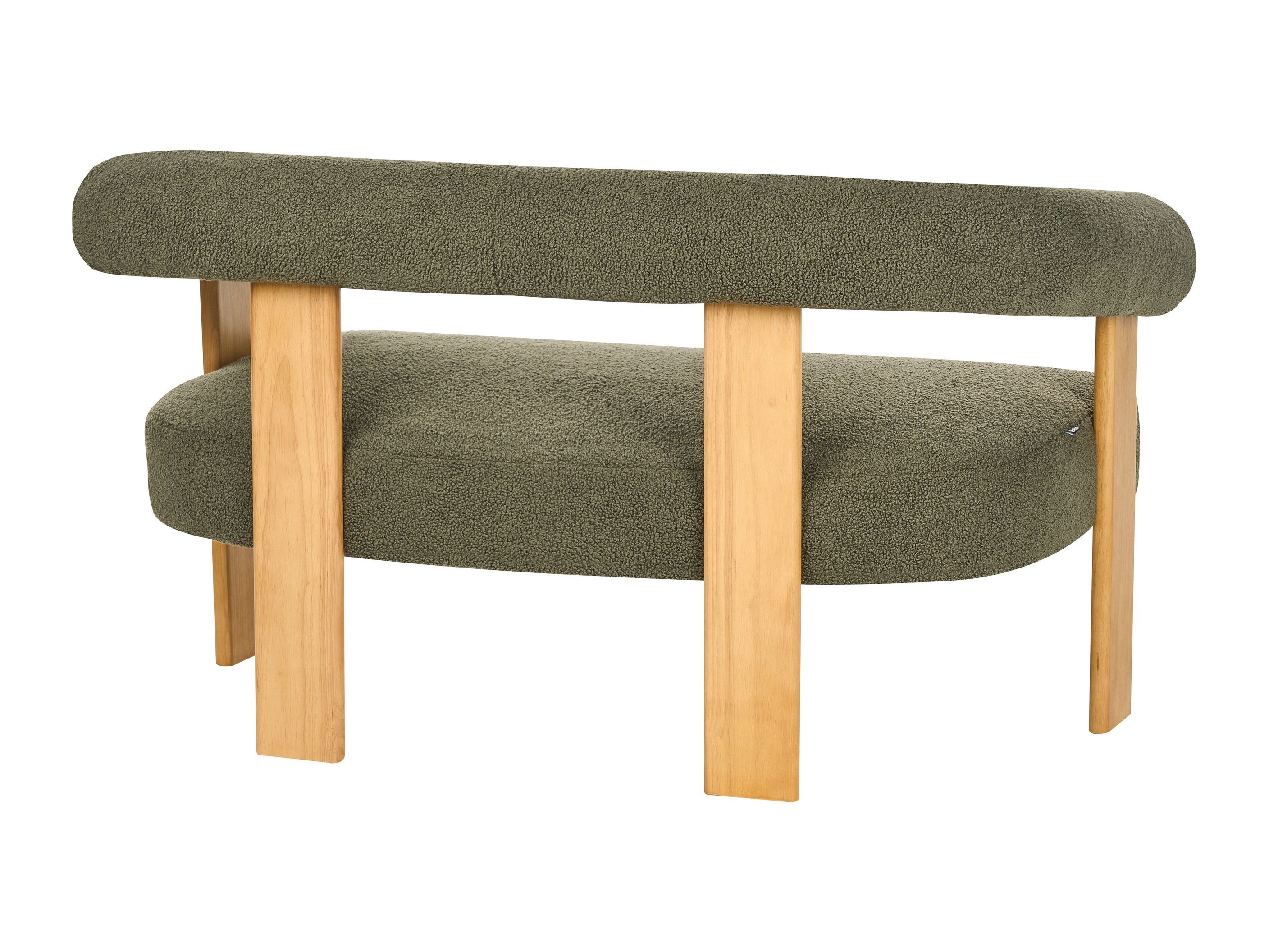 Komplet oblazinjenega pohištva Berwyn 2710 (Zelena + Svetel les)