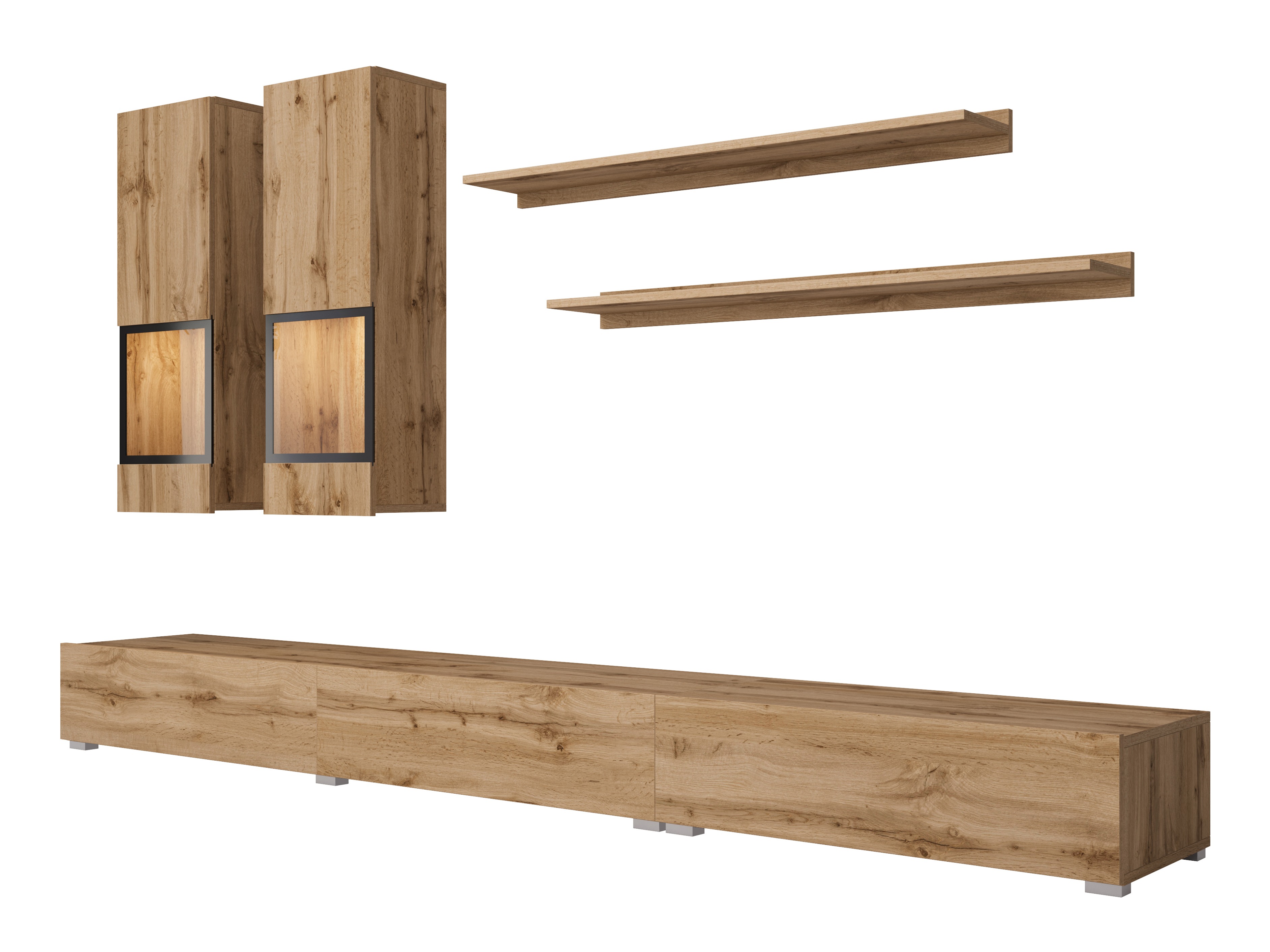 Komplet za dnevno sobo Serodeu 100 (Wotan hrast)