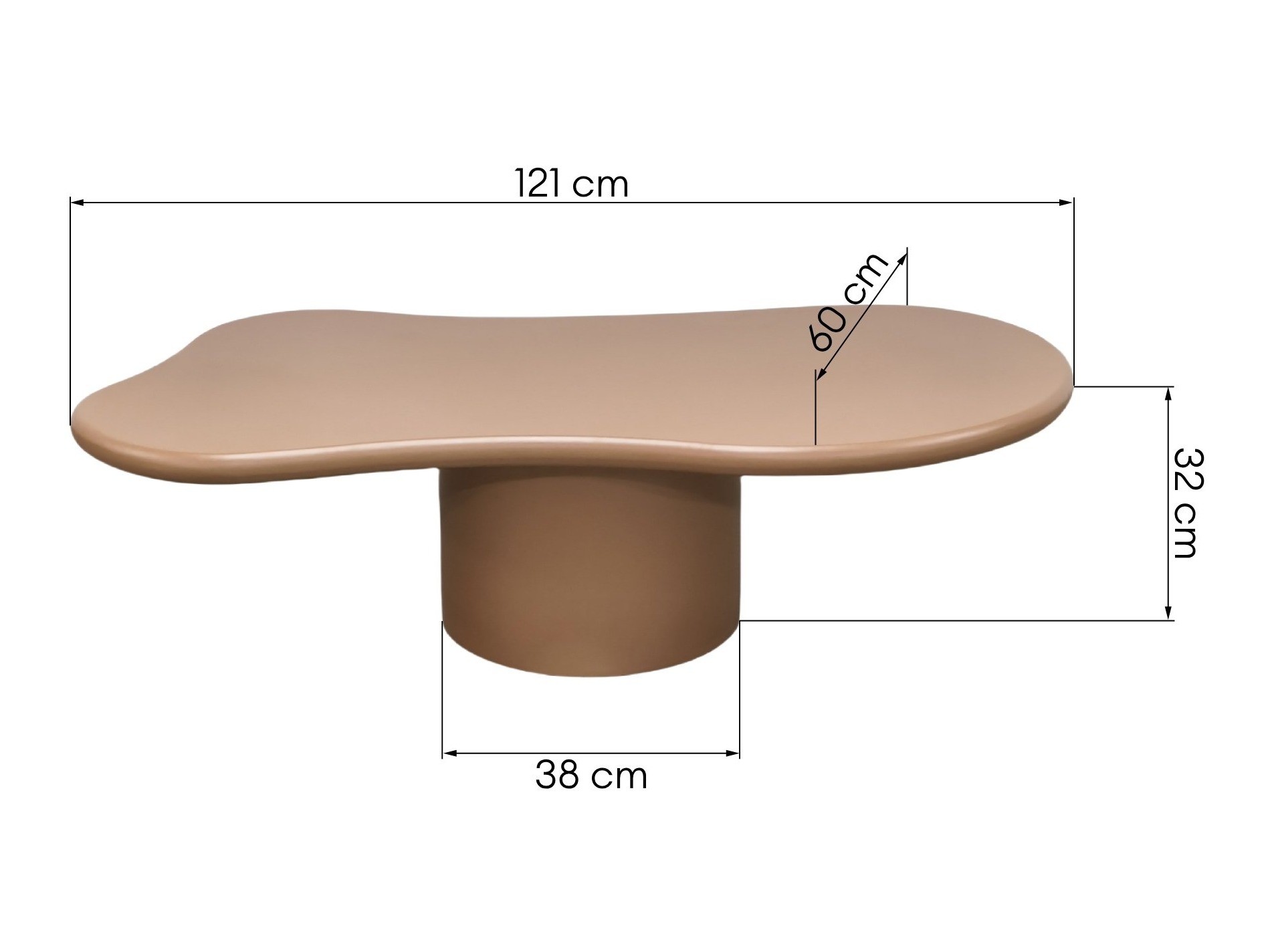 Klubska mizica Burleson 291