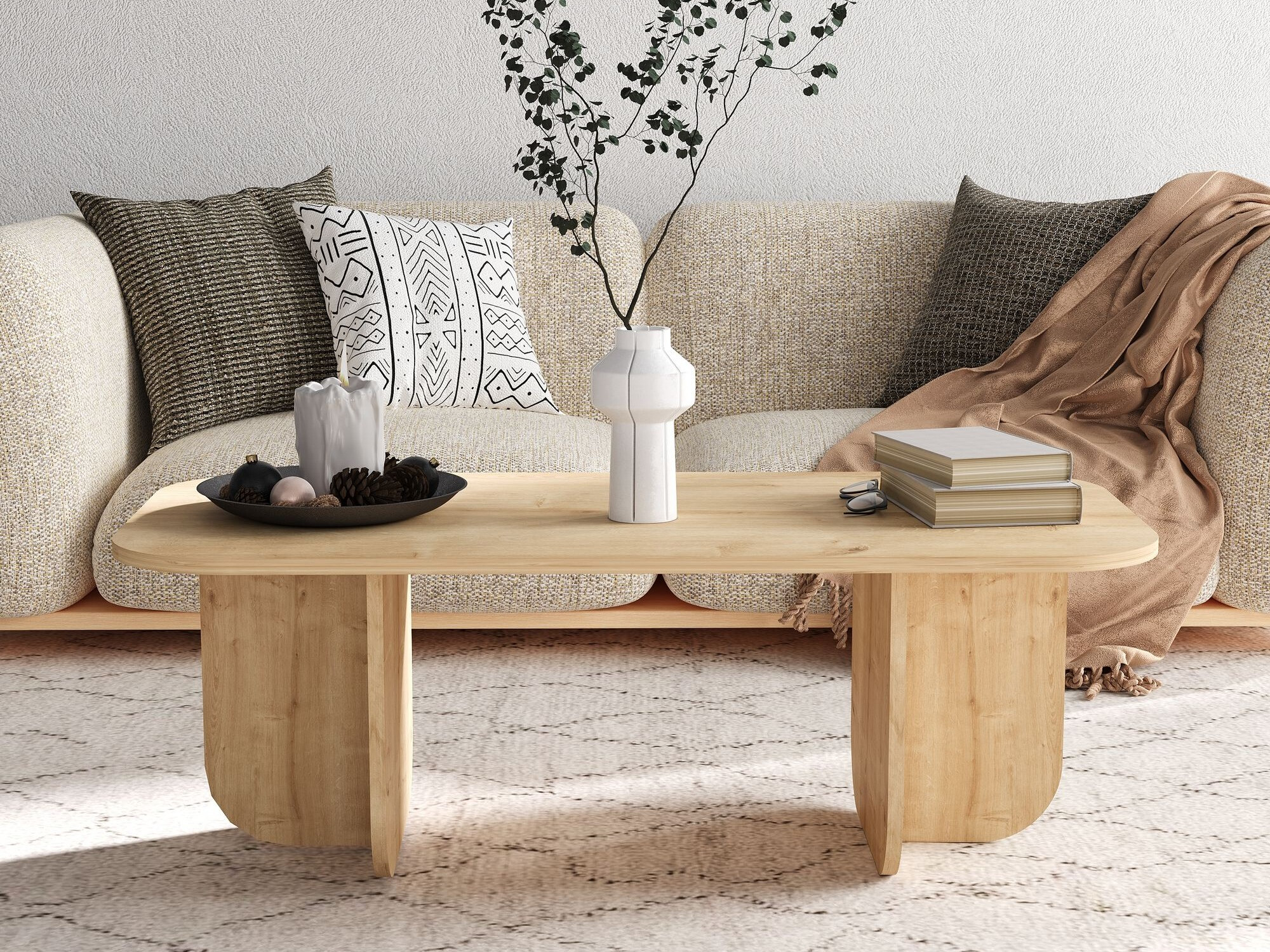 Klubska mizica Kailua 2560 (Hrast)