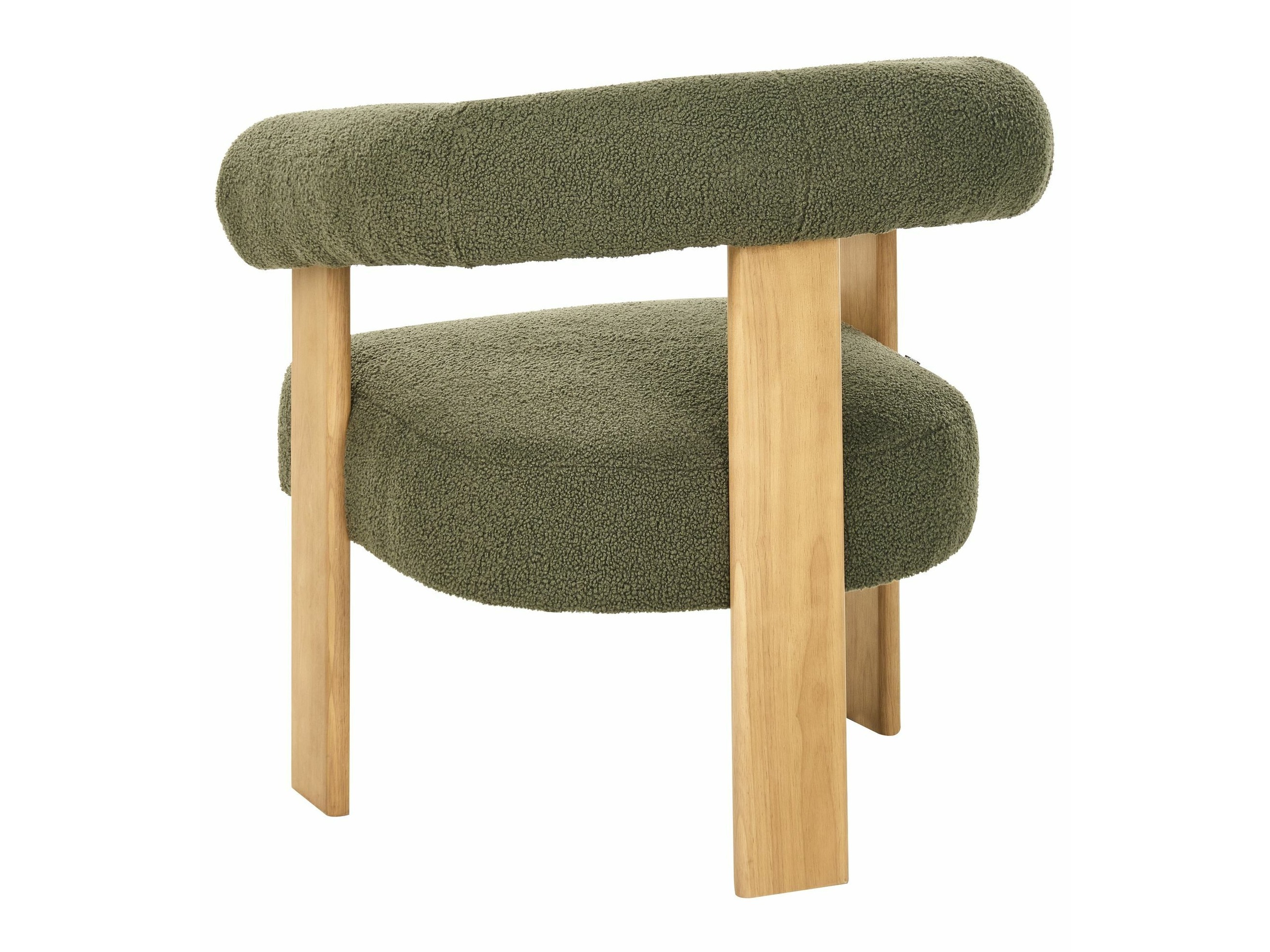 Komplet oblazinjenega pohištva Berwyn 2710 (Zelena + Svetel les)