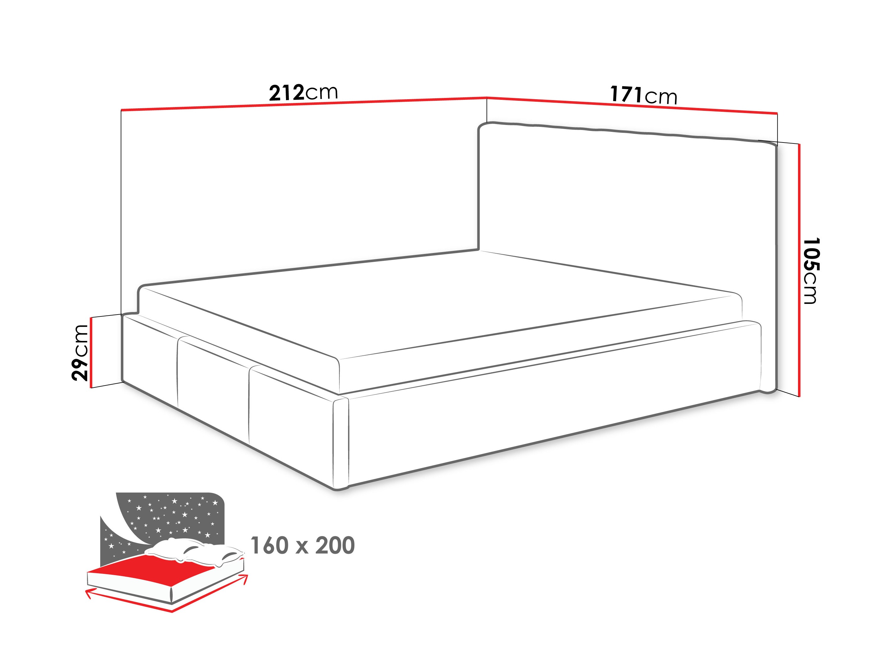 Postelja ComfiDream 197 (Fresh 01)