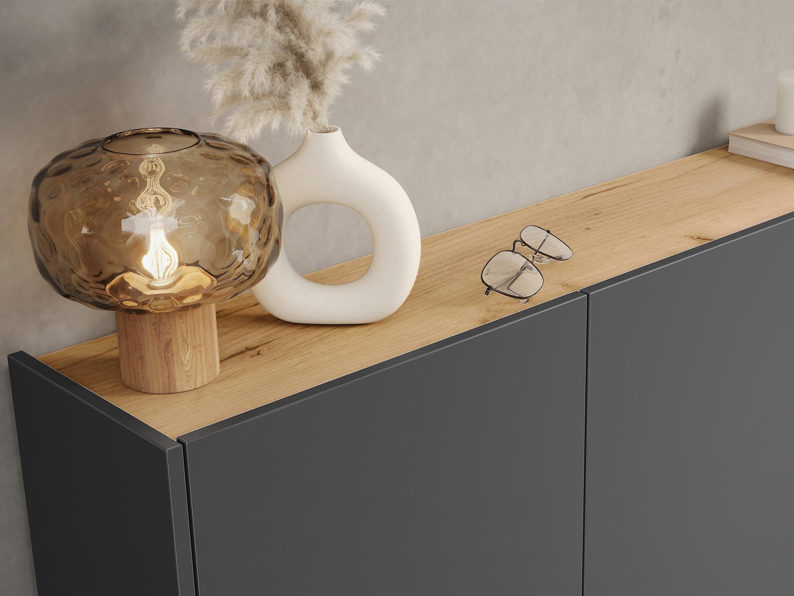 Regal za čevlje Sacramento 514 (Grafit)