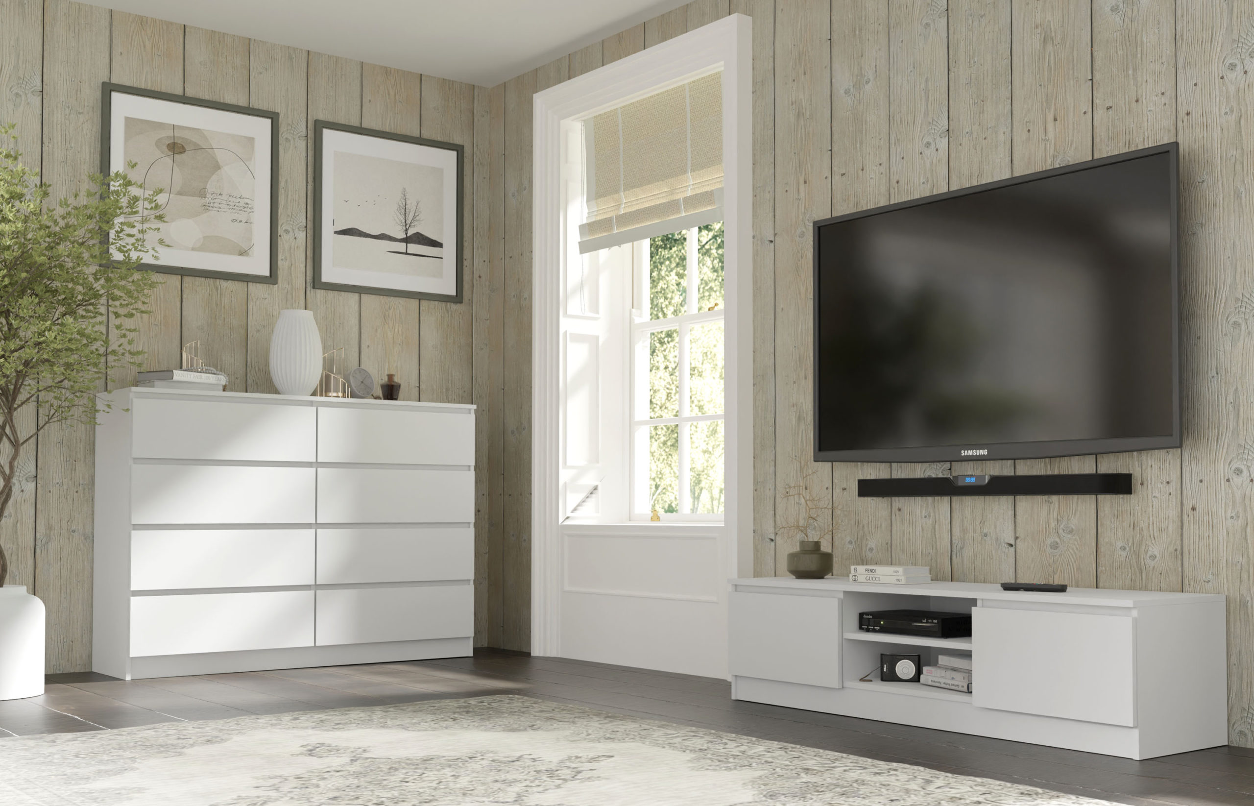 TV-omarica Buffalo 198 (Bela)