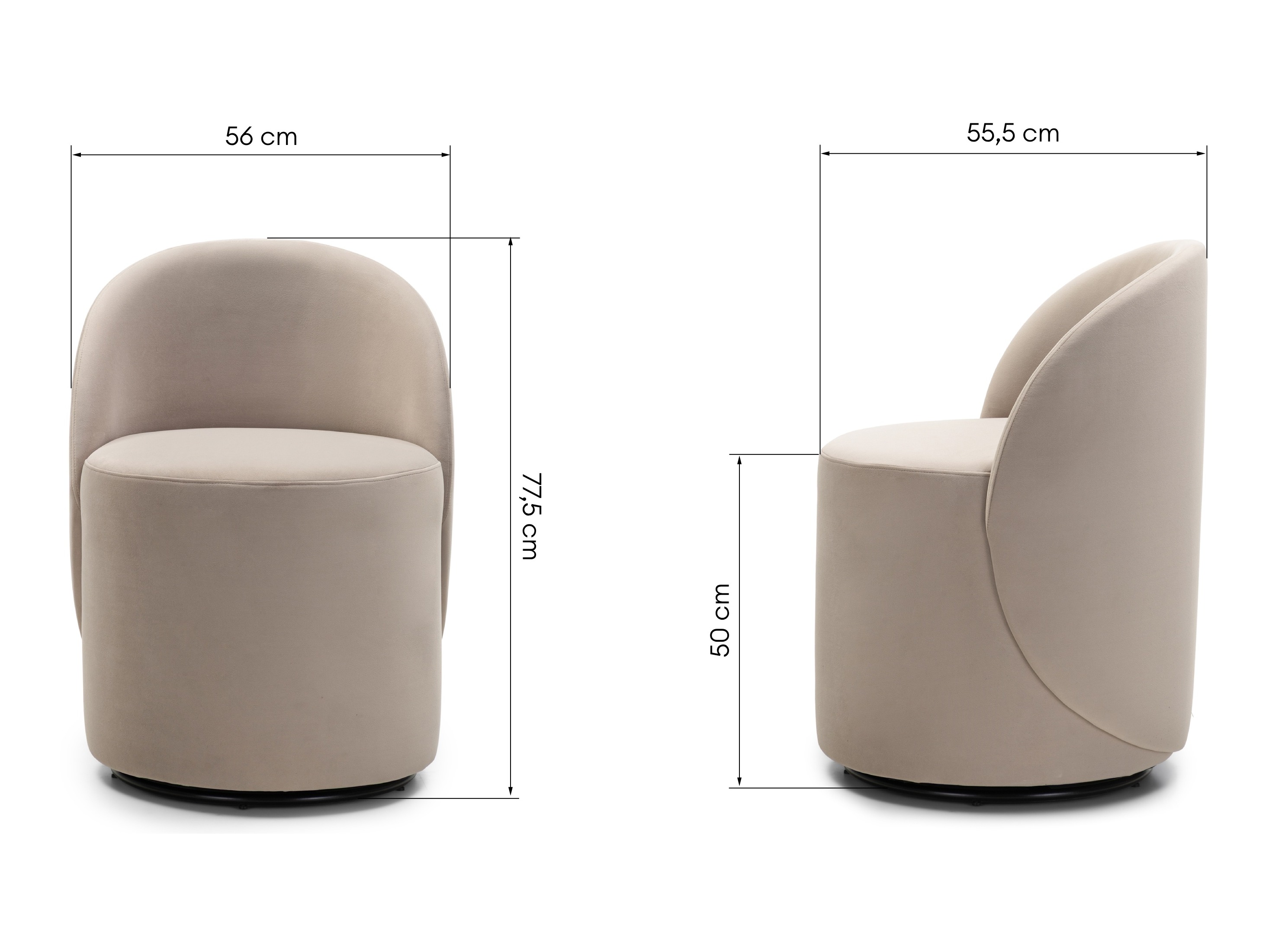 Fotelj Burleson 299 (Krema)