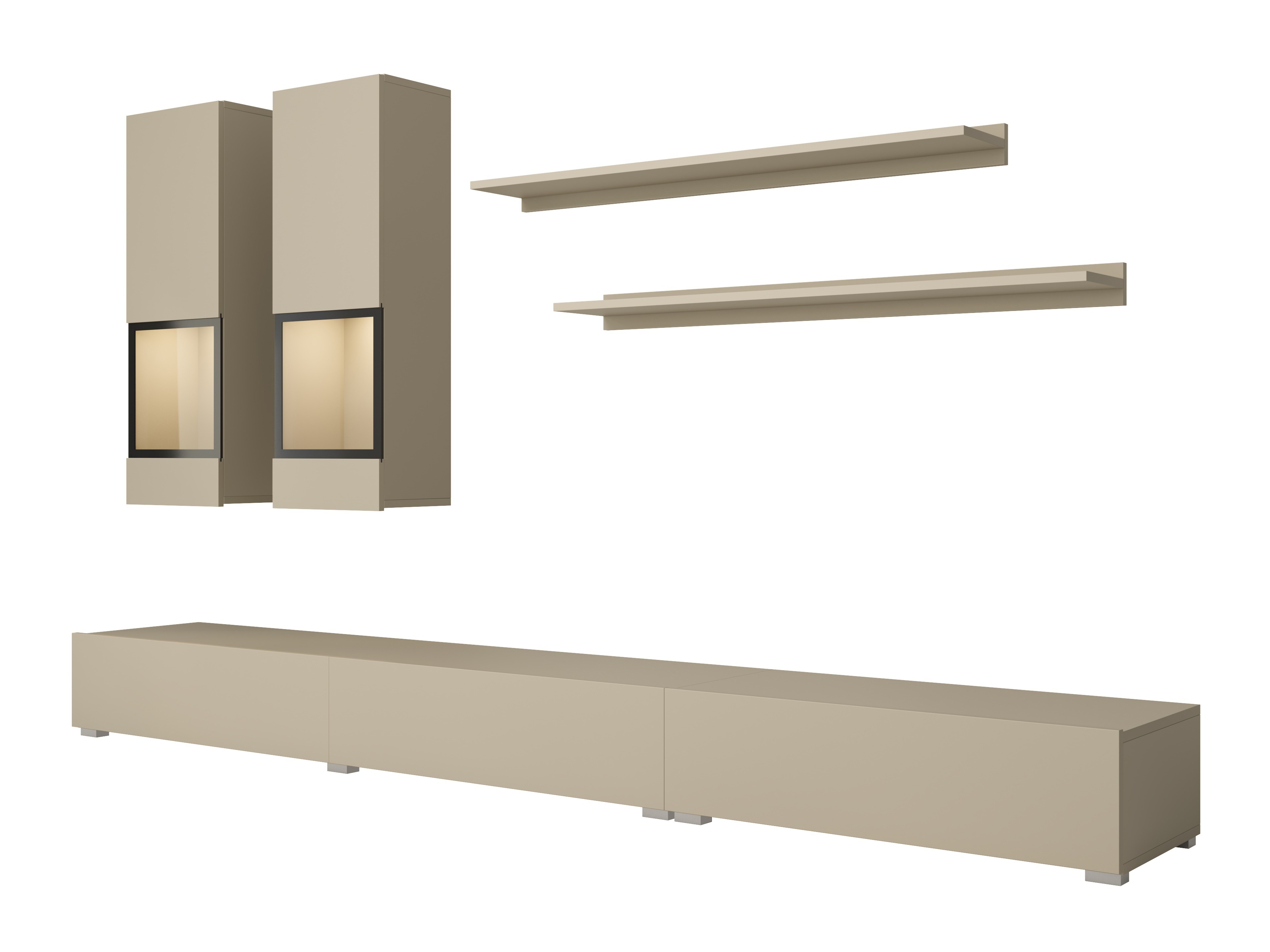 Komplet za dnevno sobo Serodeu 100 (Bež)