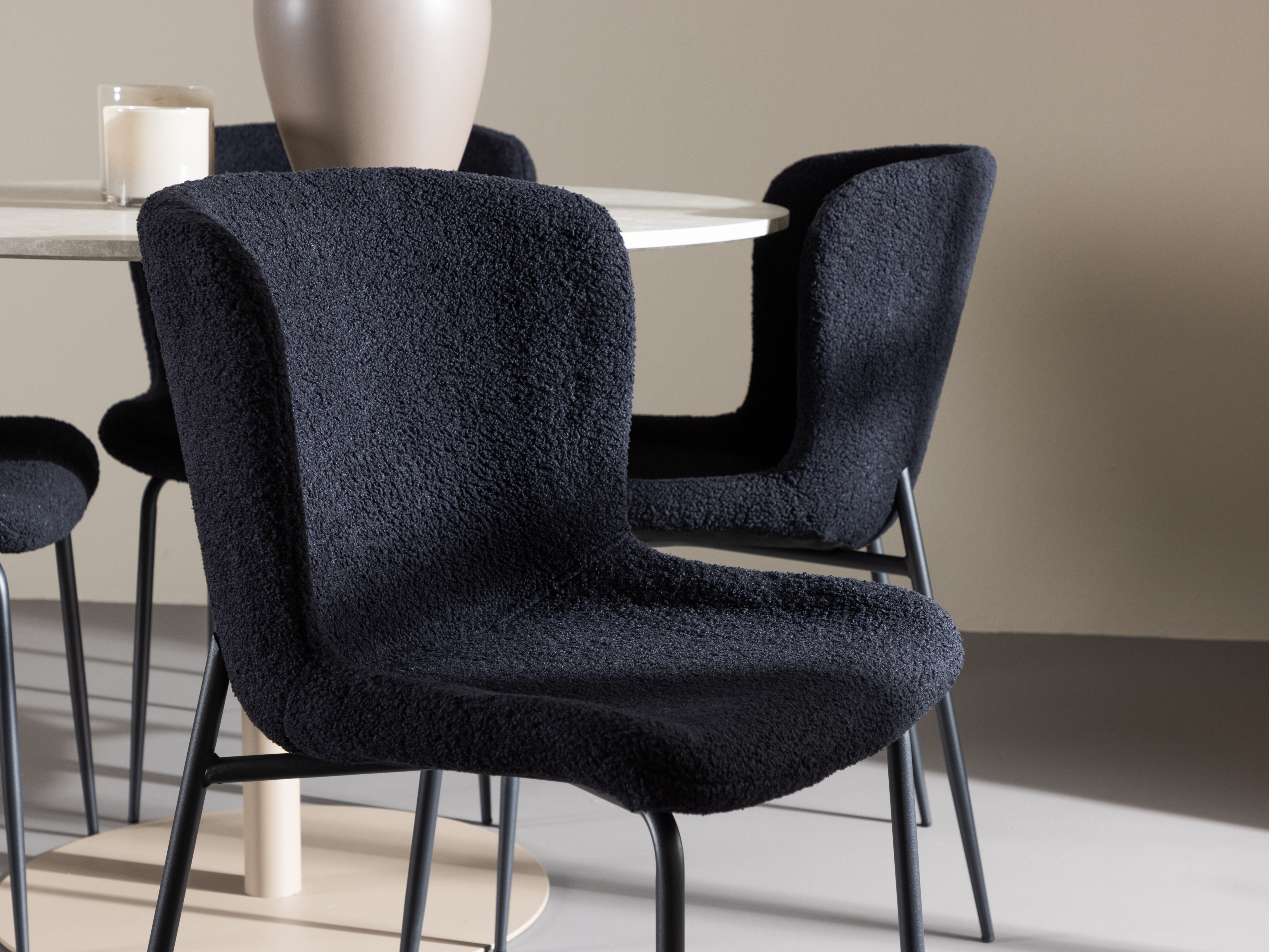 Jedilniški komplet Dallas 4863 (Črna)