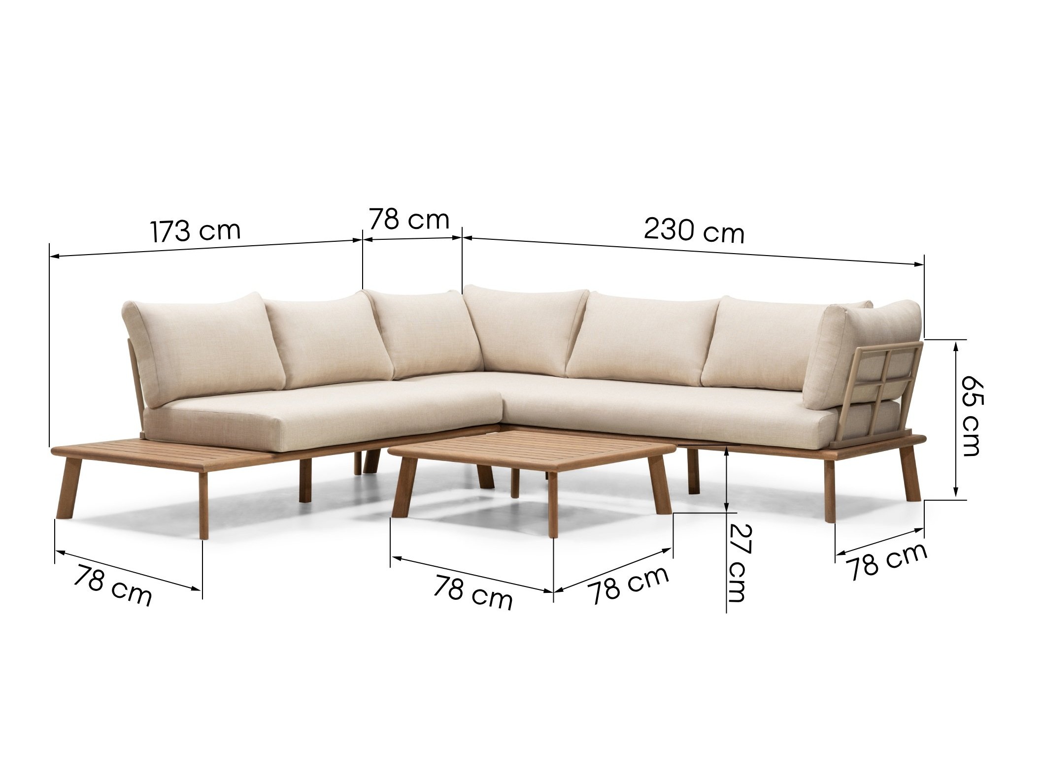 Komplet vrtnega pohištva Burleson 304