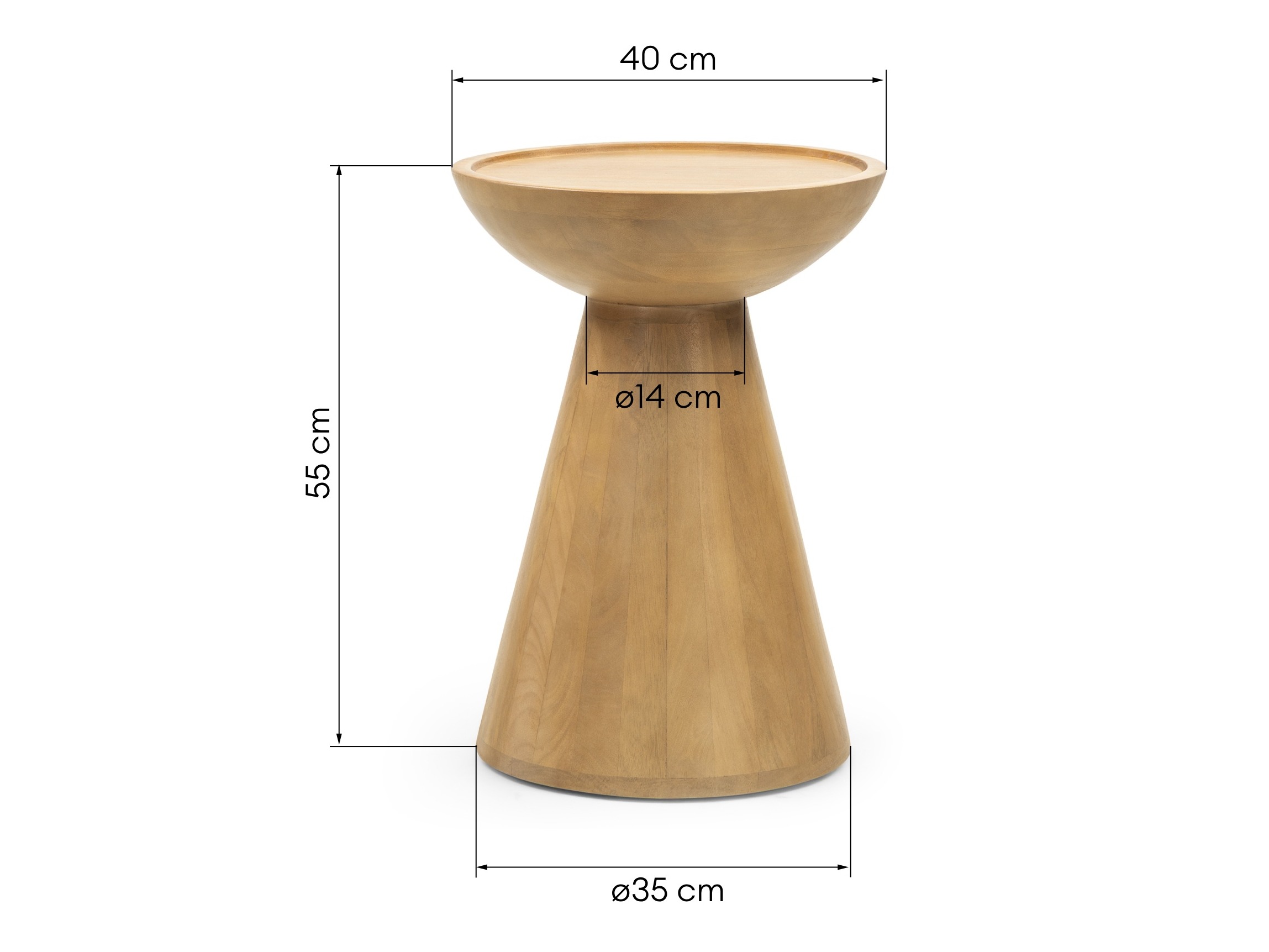 Stranska mizica Burleson 306