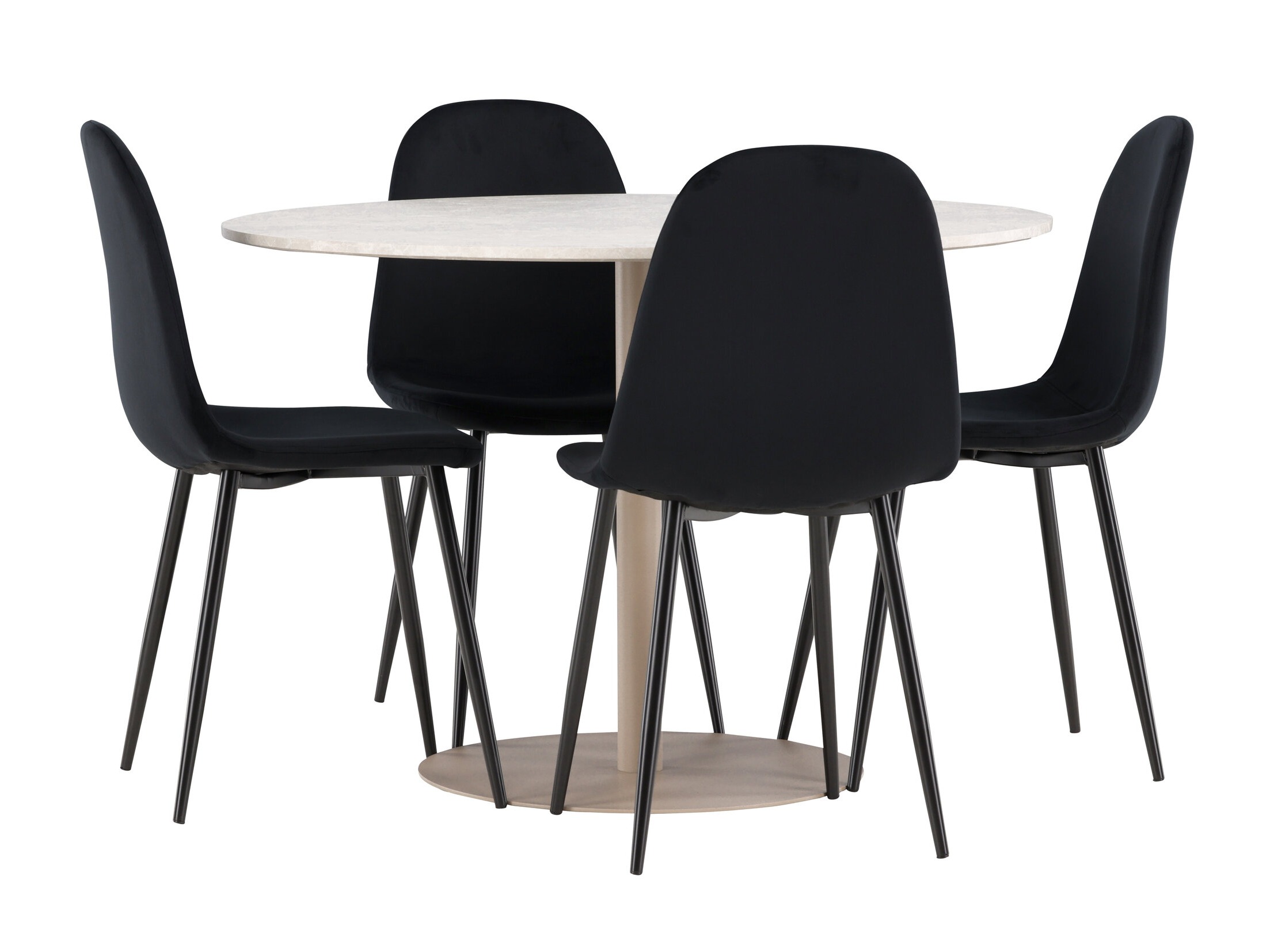 Jedilniški komplet Dallas 4867 (Črna)