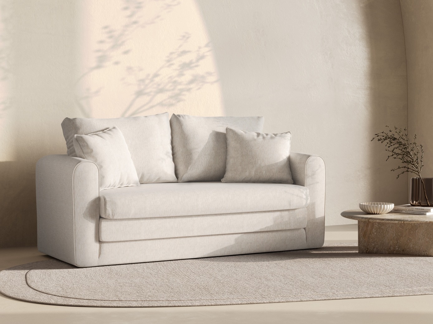 Raztegljiv kavč Beckley 101 (Baltimore Sand)