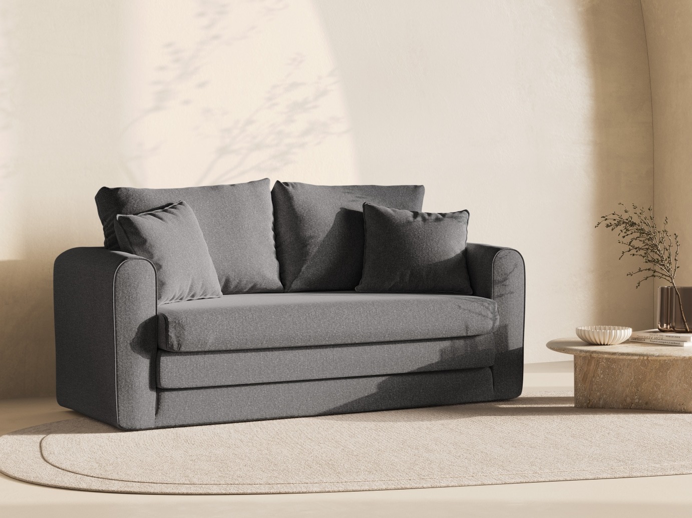 Raztegljiv kavč Beckley 101 (Solid 99)