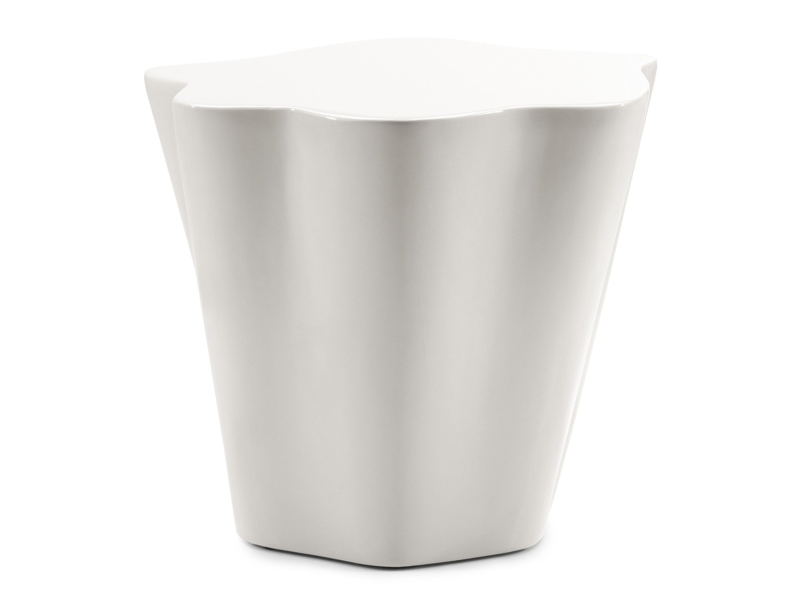 Stranska mizica Burleson 313 (Sijaj svetlo siva)