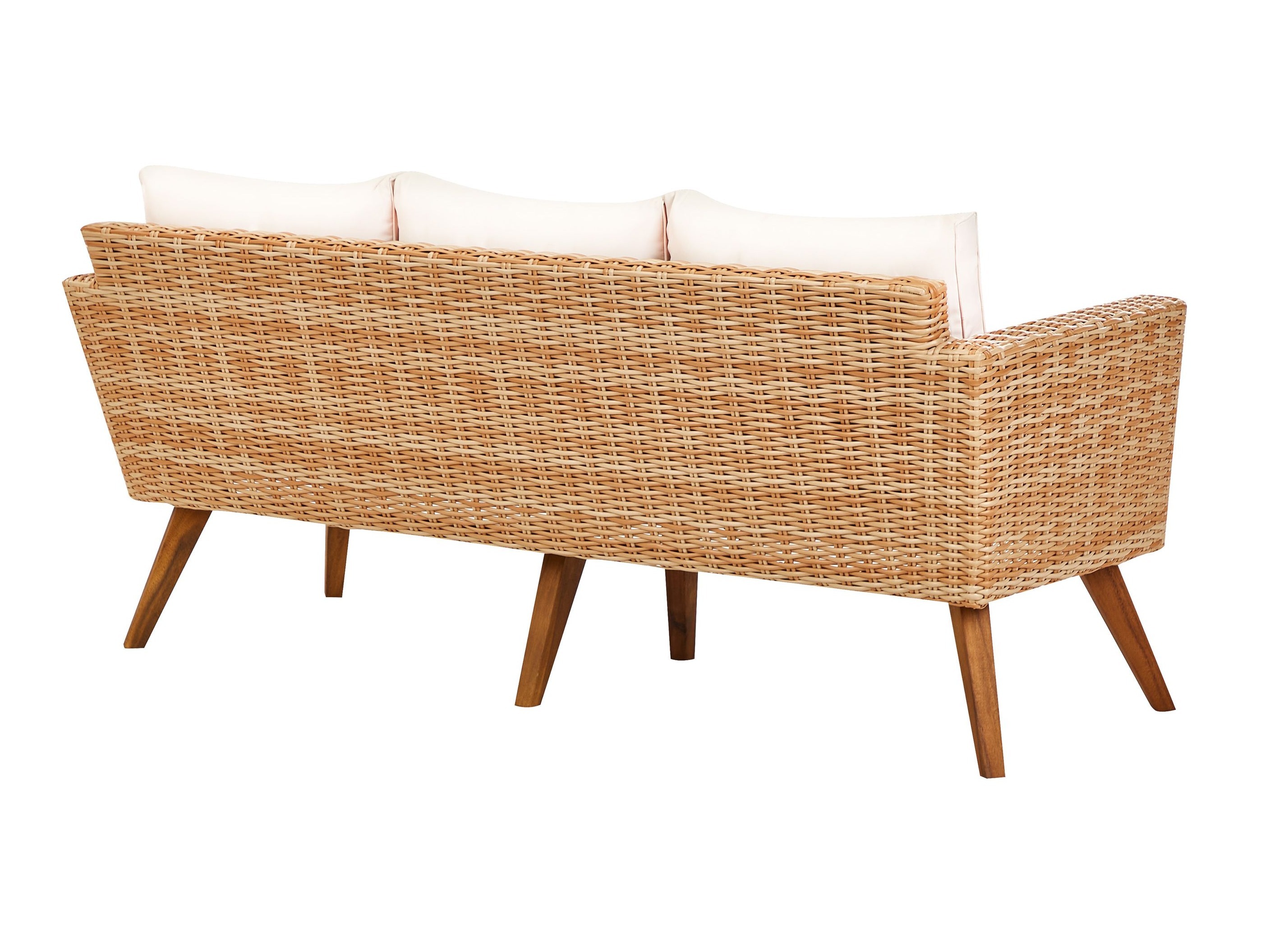 Komplet vrtnega pohištva Berwyn 2712 (Svetlo rjava + Bela)