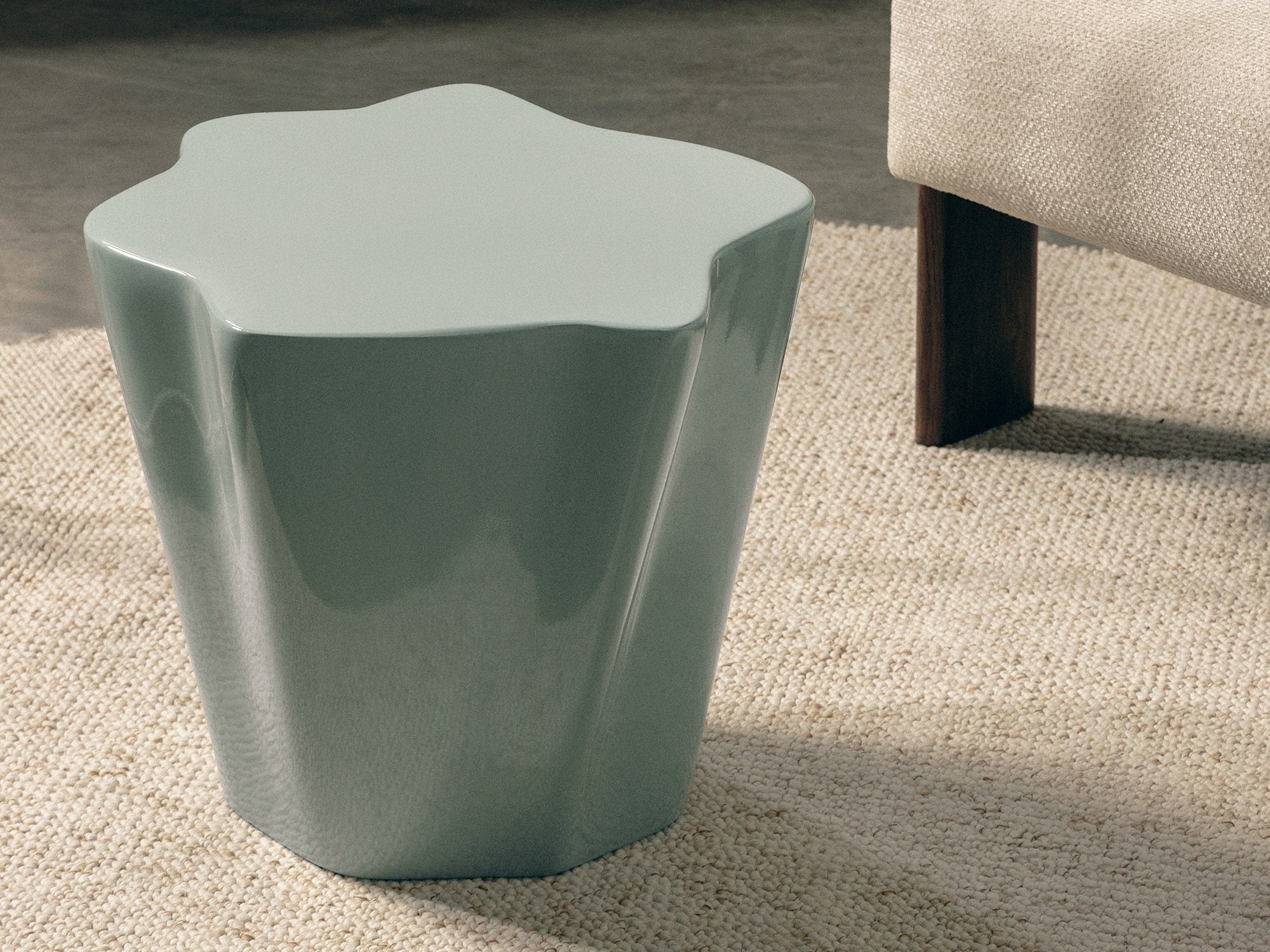 Stranska mizica Burleson 313 (Sijaj zelena)