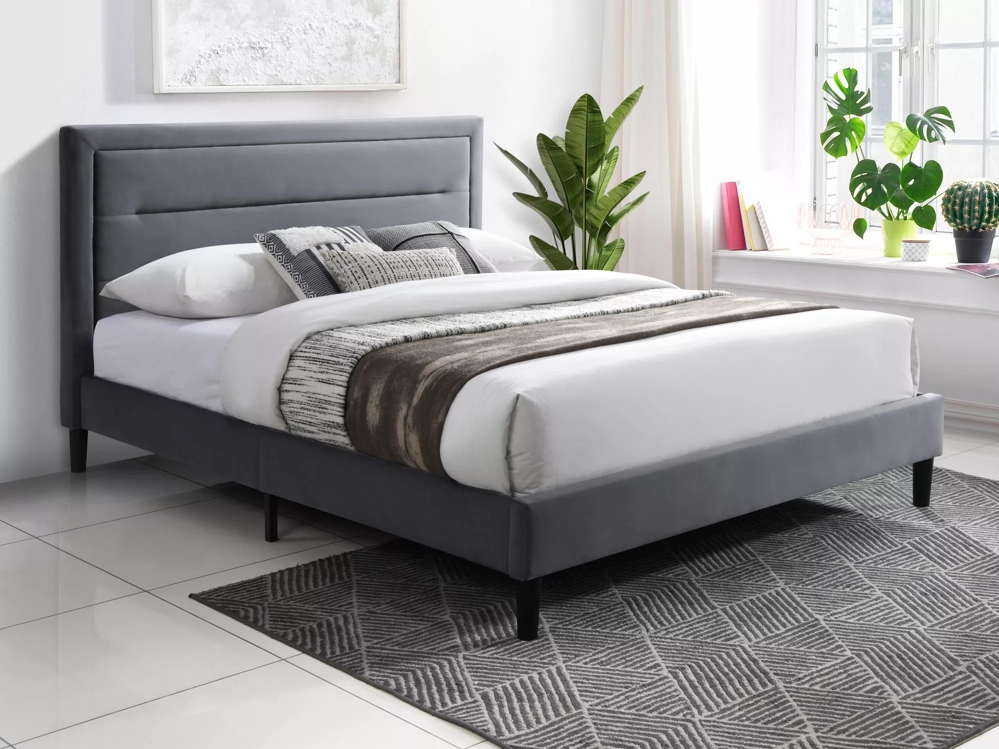 Postelja Detroit 787 (Siva)