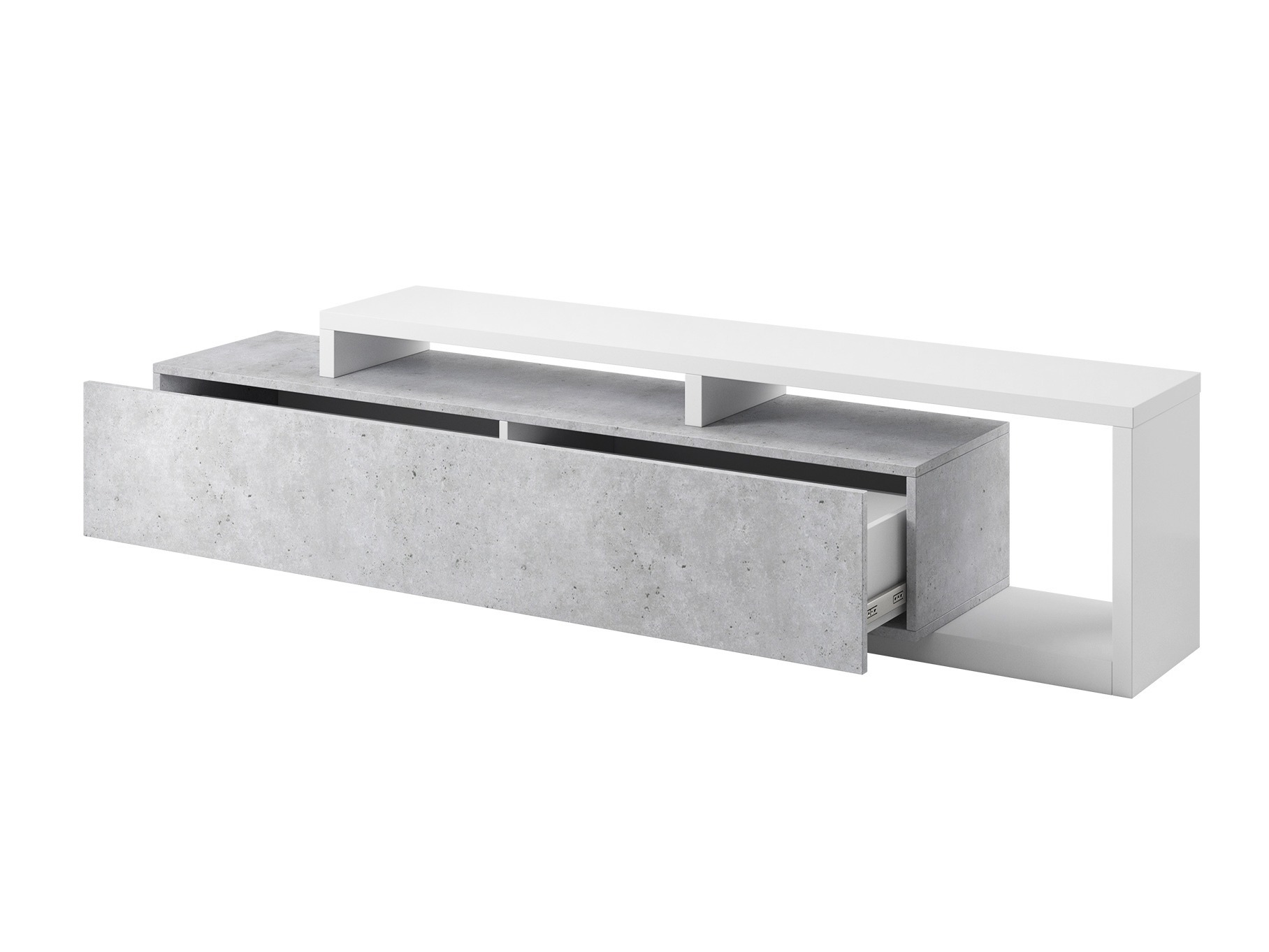 TV-omarica Lutiva 103 (Bela + Beton)