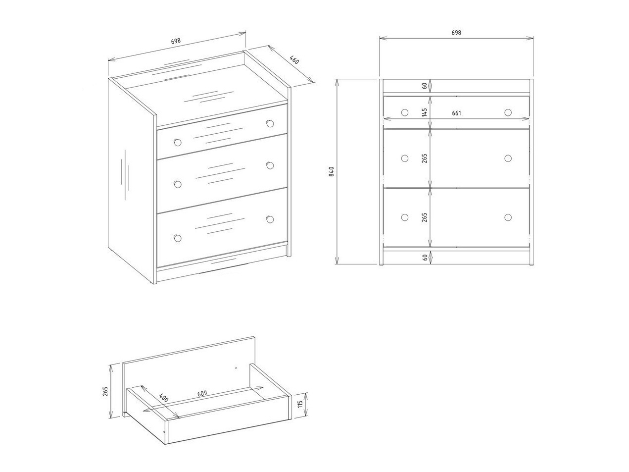Komoda Mandeville 297