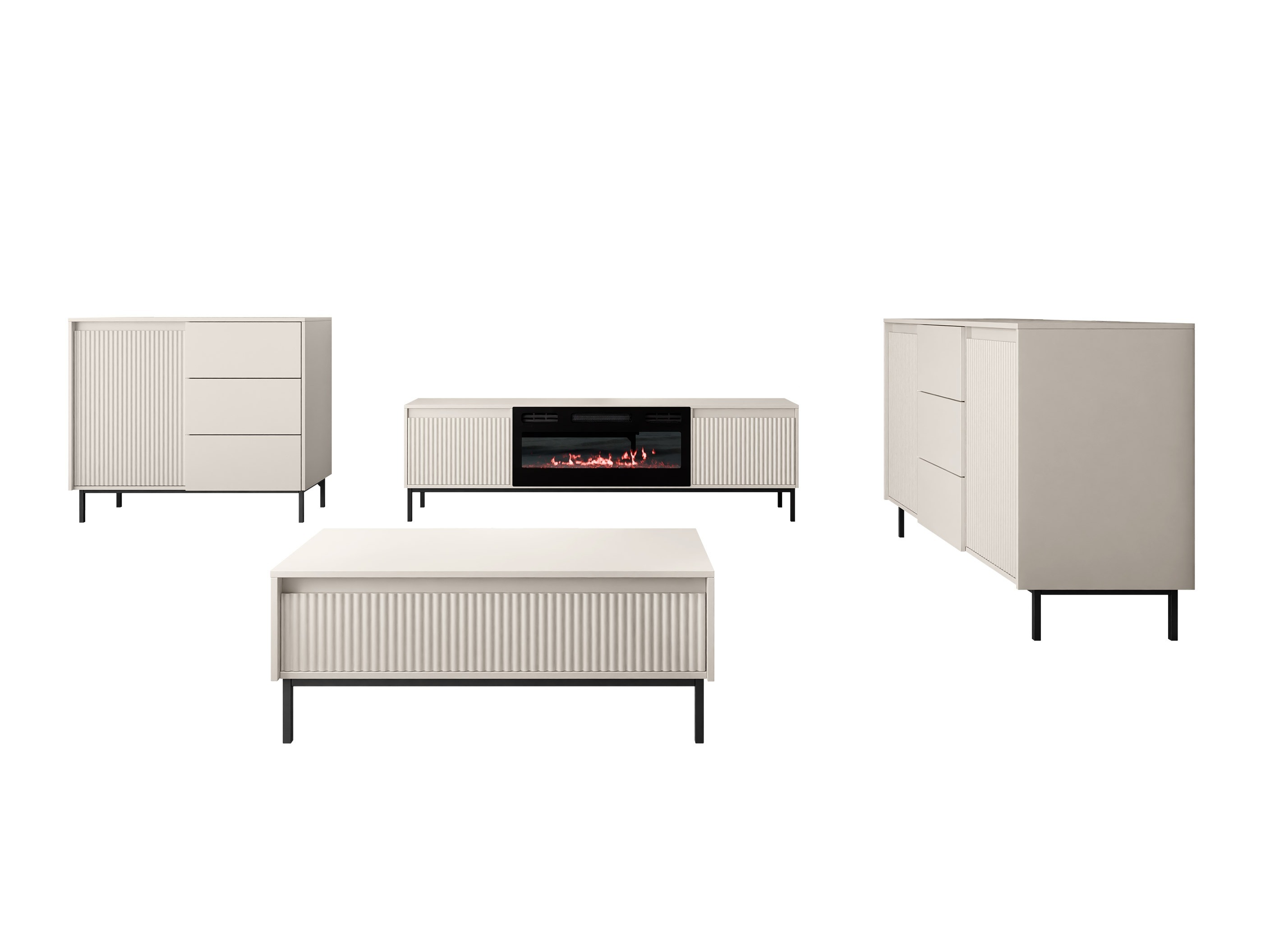 Komplet za dnevno sobo Comfivo Delruva 109 (Kašmir)